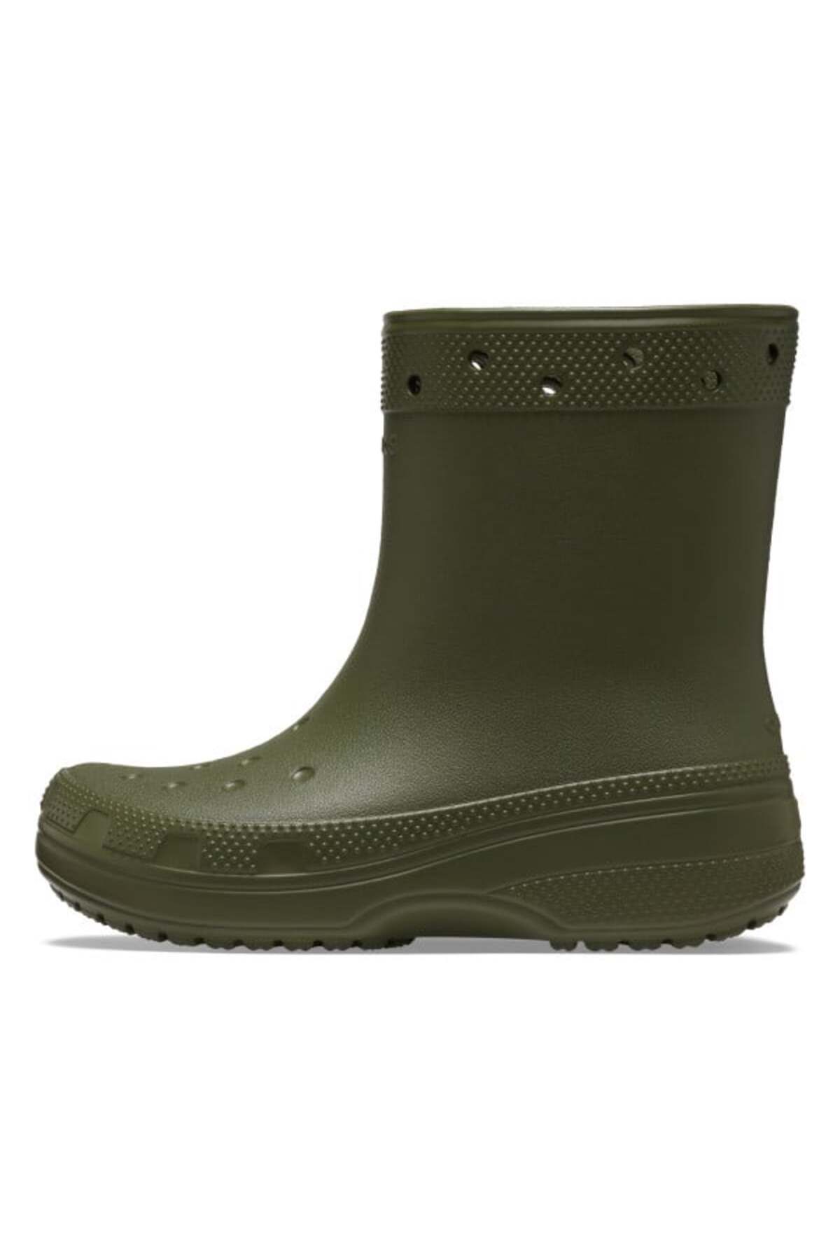 Crocs-Classic Rain Boot 46-47 EU - M12 US Green - Army Green 2
