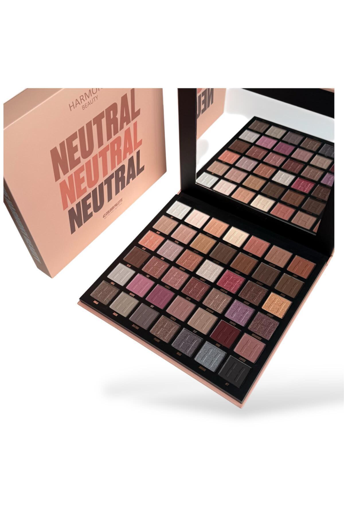 أصلي 100% نيوتشرال مجموعة ظلال العيون الفاخرة 42 لون من هارموني بيوتي