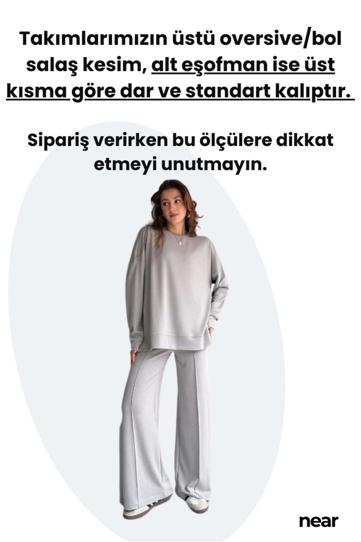 NEAR-Modern Design Modal Fabric - Suitable for Soft Oversize Sweatpants Set 2