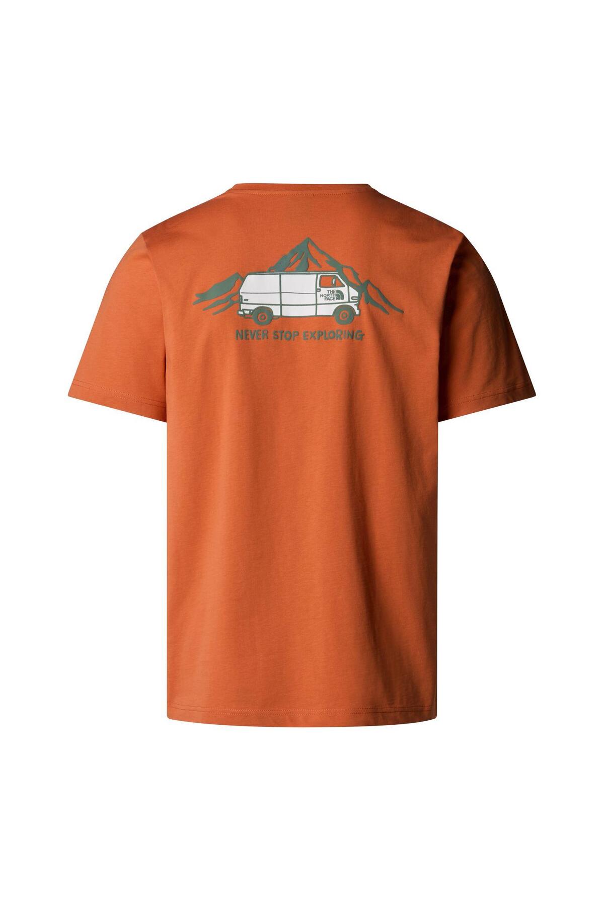 The North Face Erkek OUTDOOR GRAPHIC Tişört NF0A8C1Z6IG1 Bronz-M