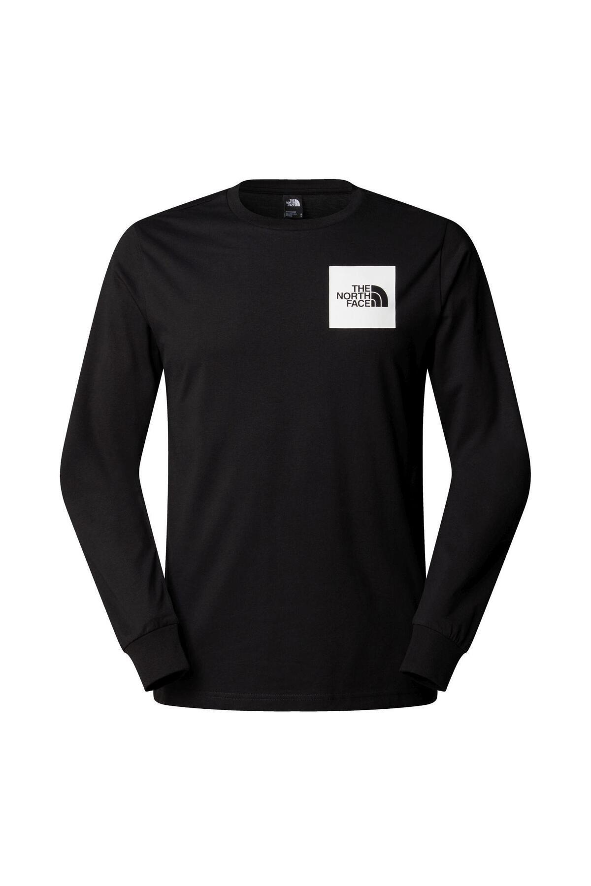 نورث فیس تی‌شرت مردانه L/S FINE مدل NF0A8A6PJK31 مشکی-سایز بزرگ