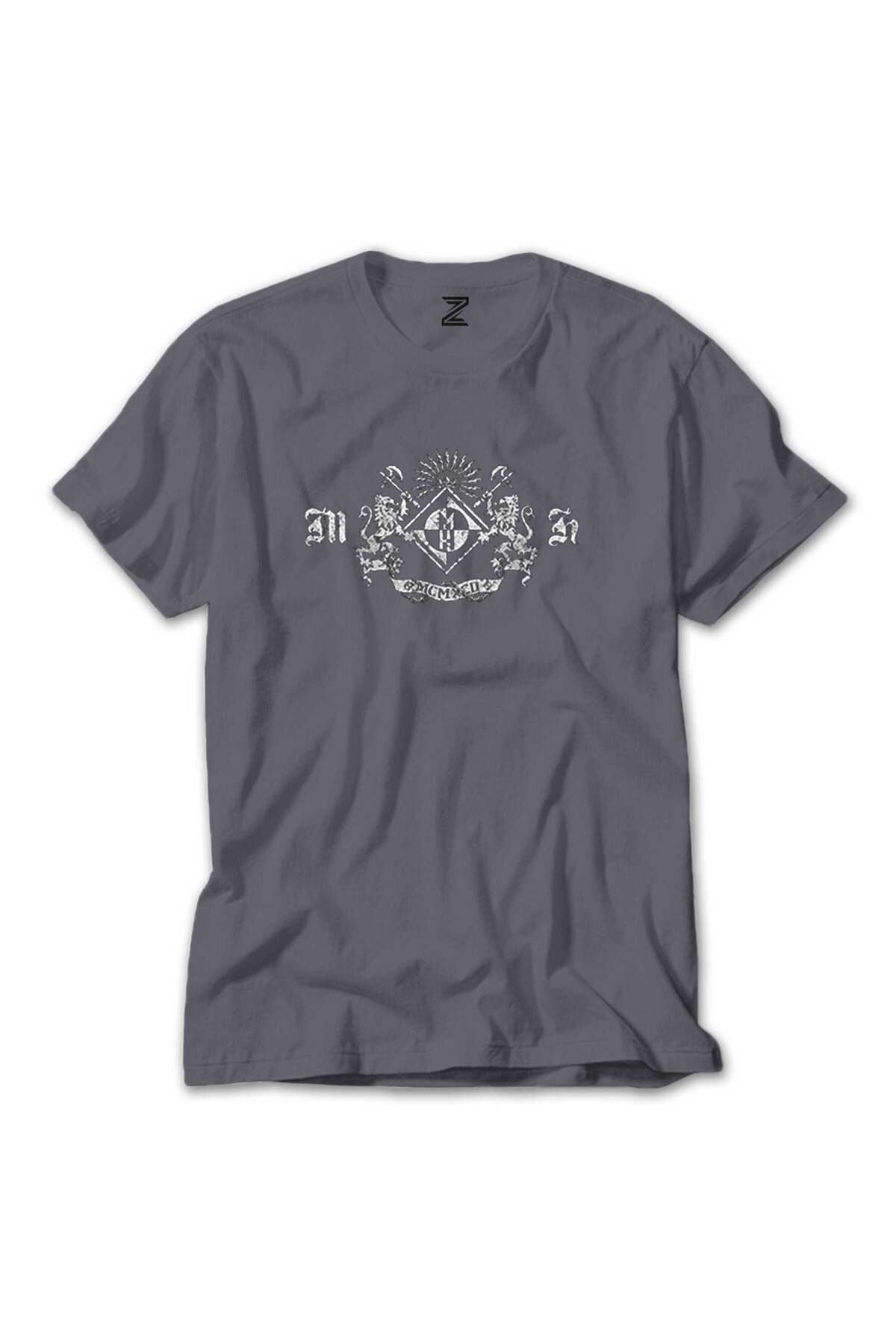 WAKHA Machine Head Classic Crest Gri Tişört