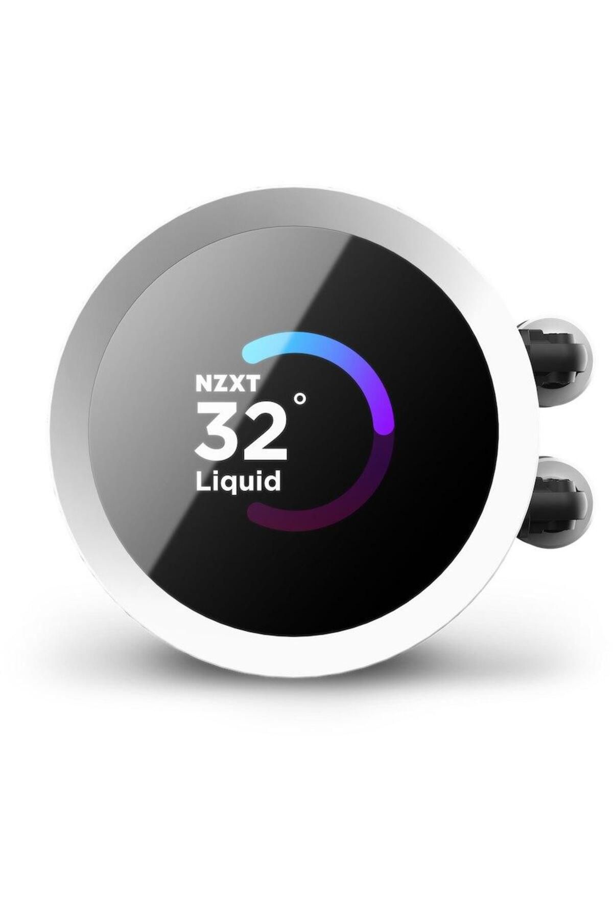 Nzxt-NZXT Kraken 240 RGB CPU Cooler, pump with LCD screen, ARGB controller, white 3