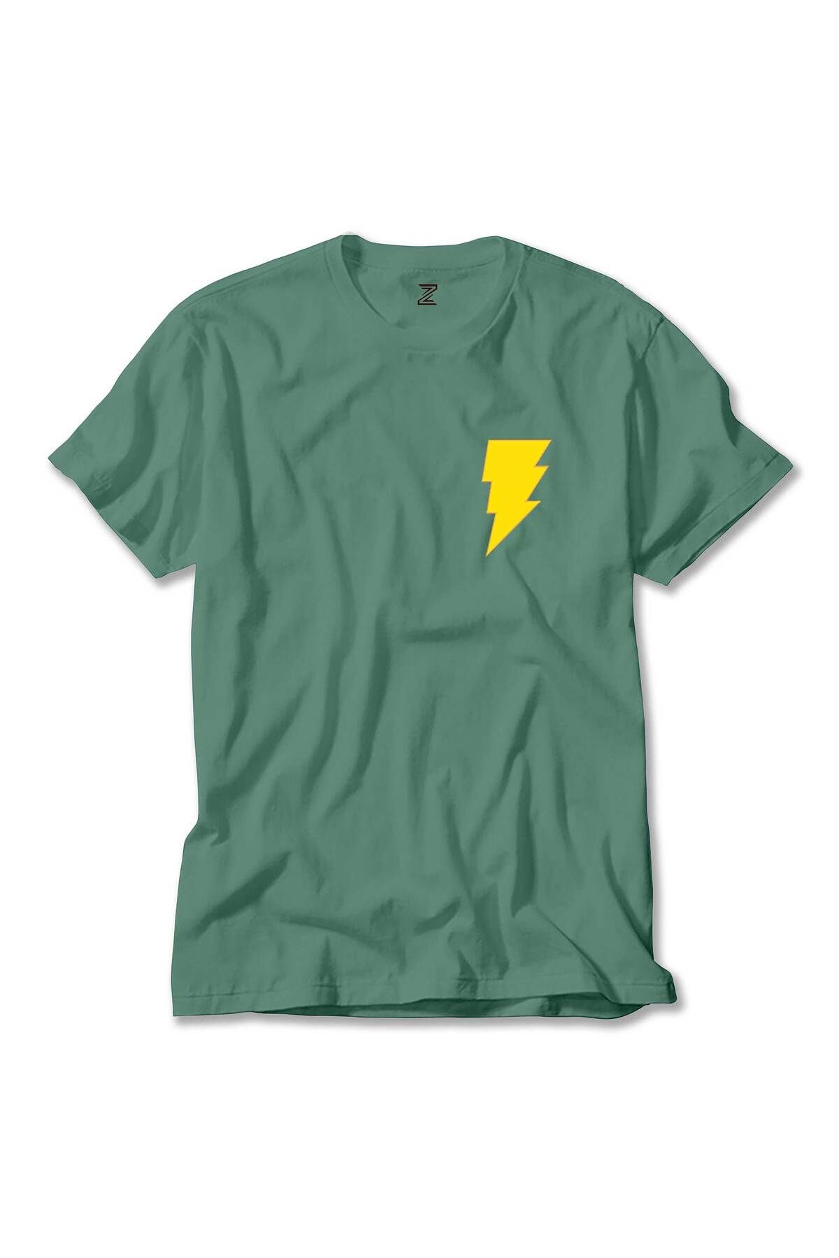 WAKHA Black Adam Yellow Logo Yeşil Tişört