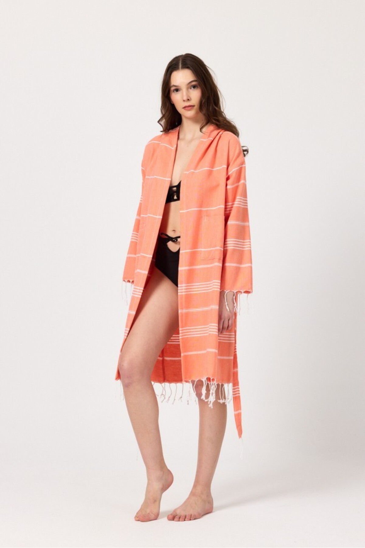 Macro Women's Bathrobe Peshtemal Beach Dress Pareo