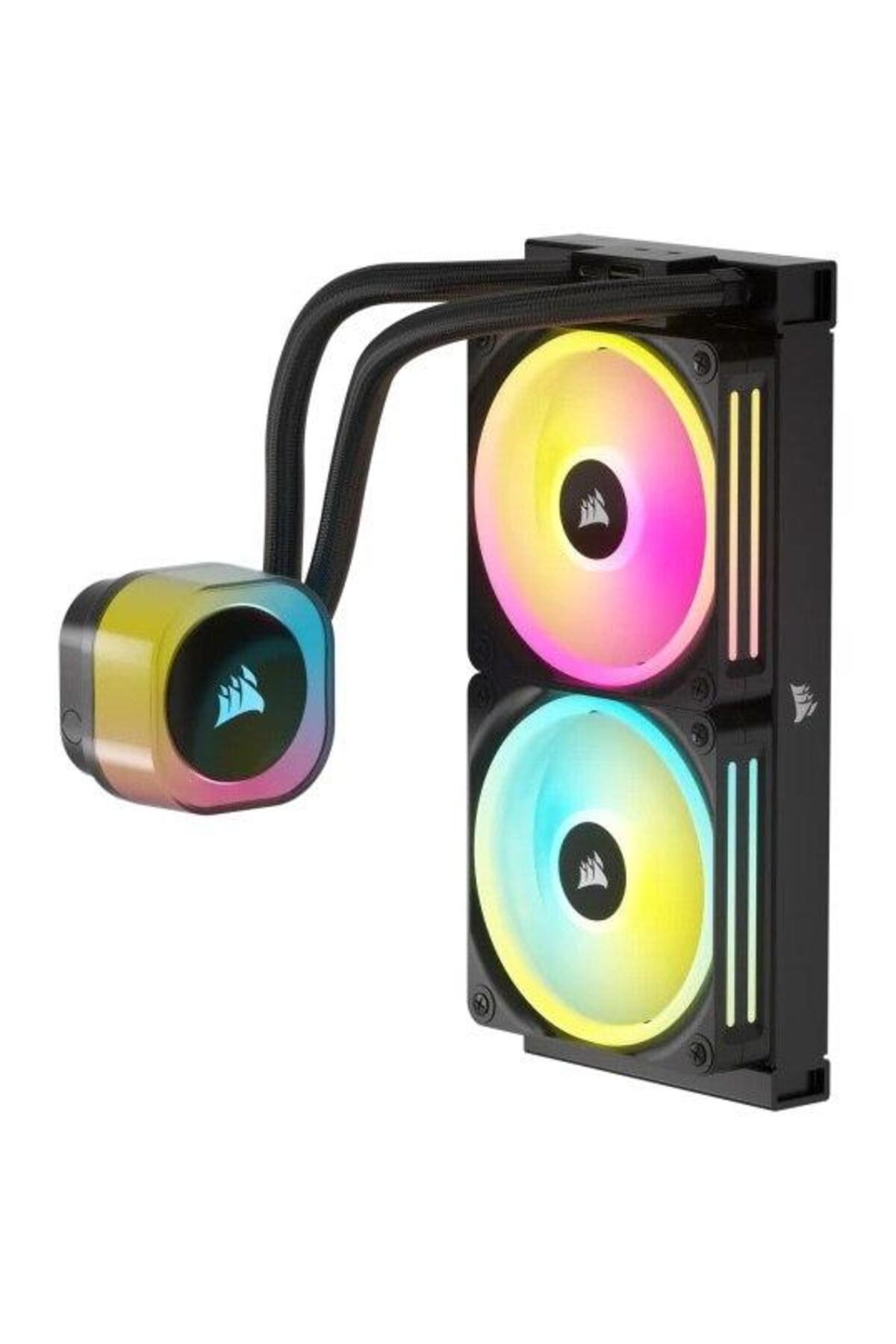 Corsair-Corsair iCUE LINK H100i RGB AIO CPU Cooler, 240mm, liquid cooling (Black) 6