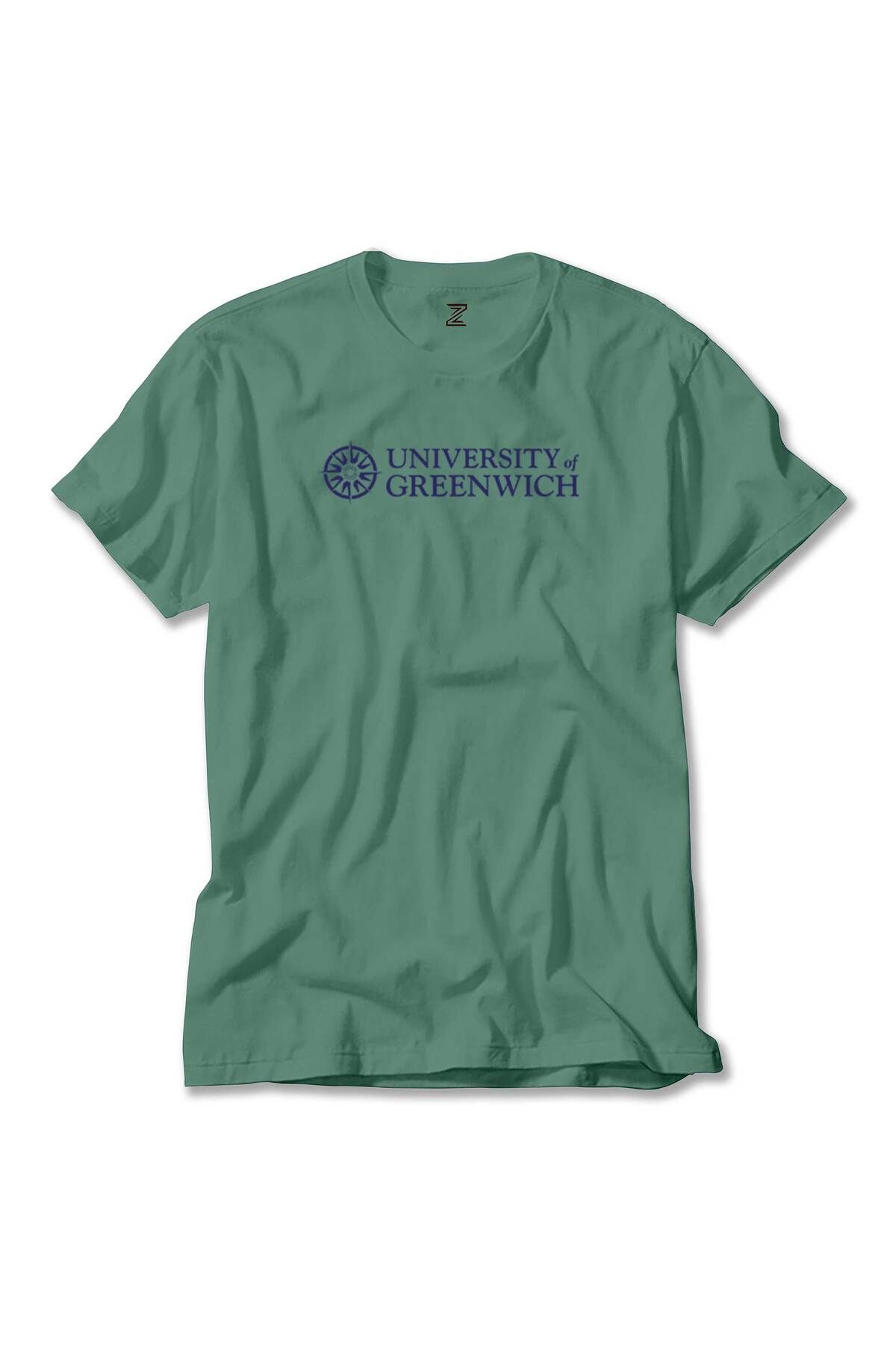 WAKHA University Of Greenwich Logo Yeşil Tişört
