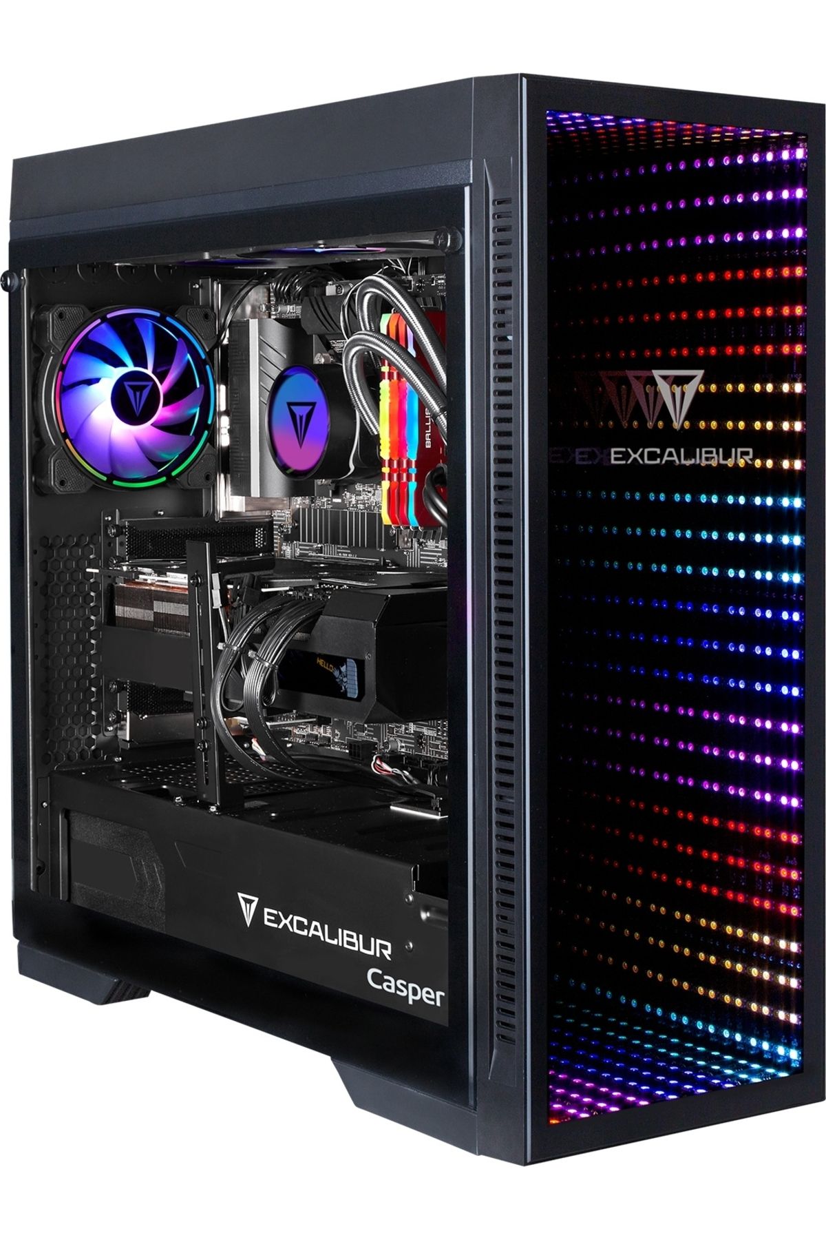 CASPER Excalibur E75Z.285K-DF70X-0LE Series 2 Core Ultra 9-285K 32GB DDR5 RAM 1TB NVME SSD RTX5070 Freedos