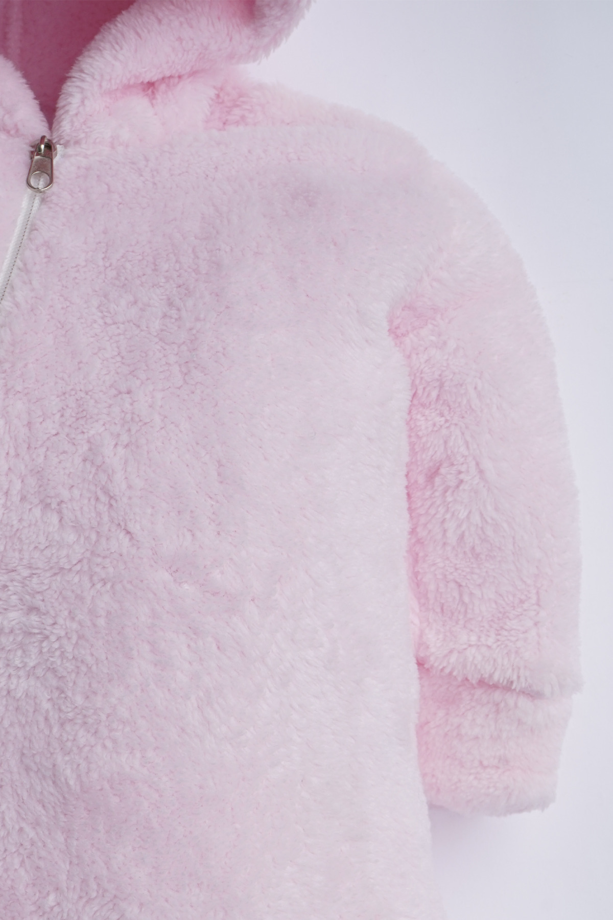 nurbeli X İpek Atlas Kız Erkek Bebek Ve Çocuk Fermuarlı Peluş Ayıcık Tulum fotoğrafı 2 (önizleme)