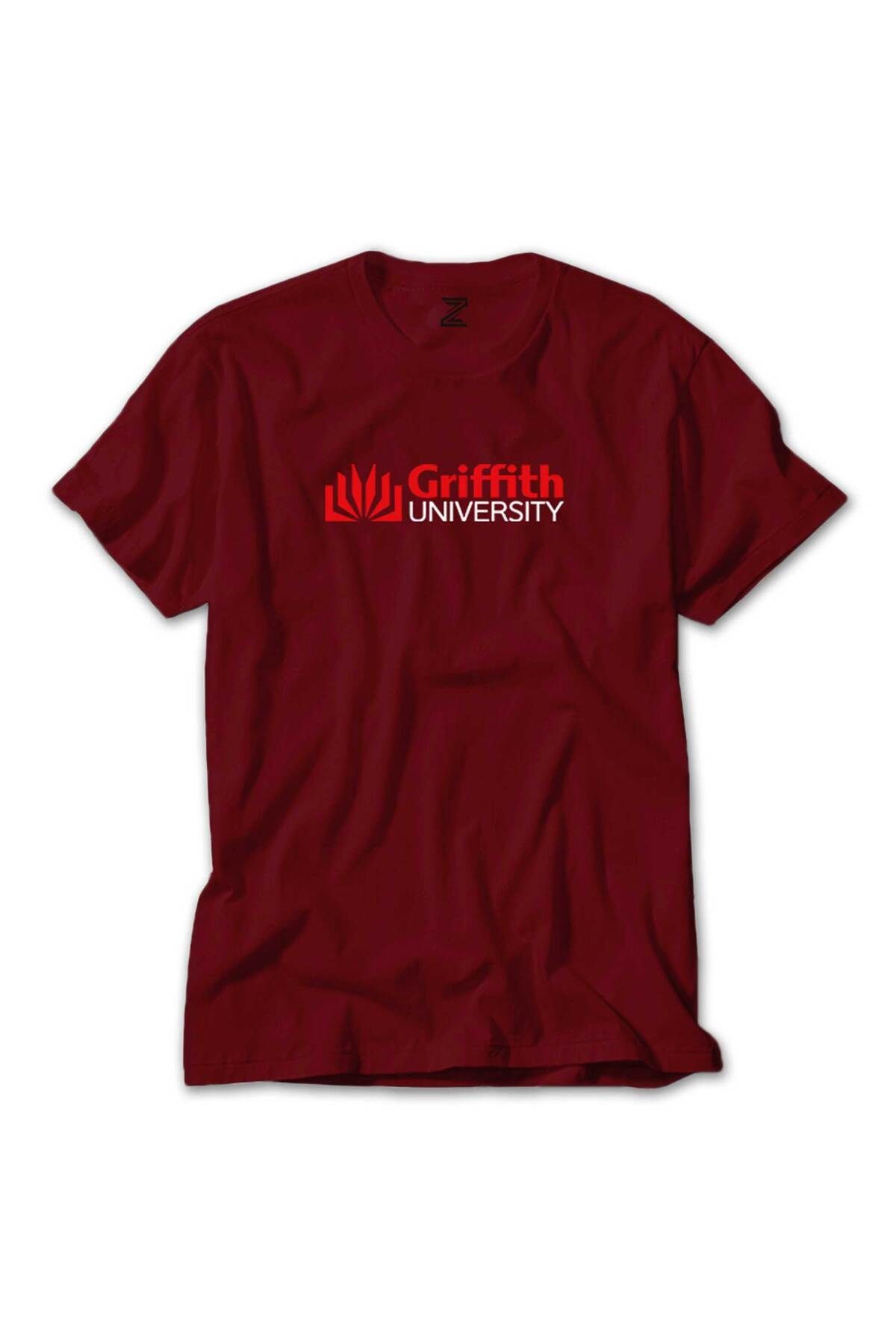 WAKHA Griffith University Red Logo Kırmızı Tişört