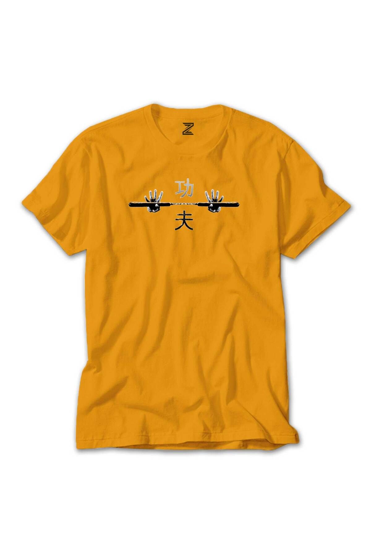 WAKHA Kung Fu Nunchaku Sarı Tişört