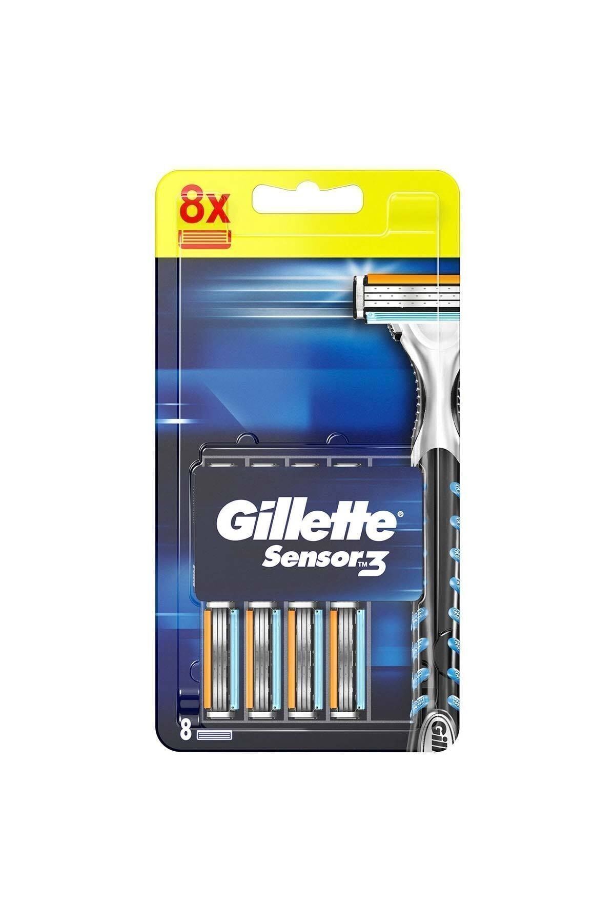 Gillette-Sensor 3 Replacement Shaving Blade 8 Pack 2