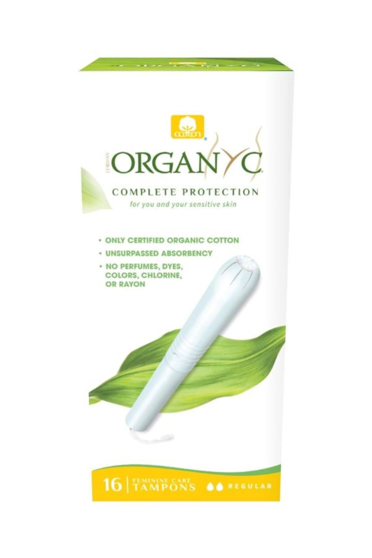 Organyc-Tampons - Cardboard Applicator, Regular Flow, 6 Pack (total 96 Count) 3