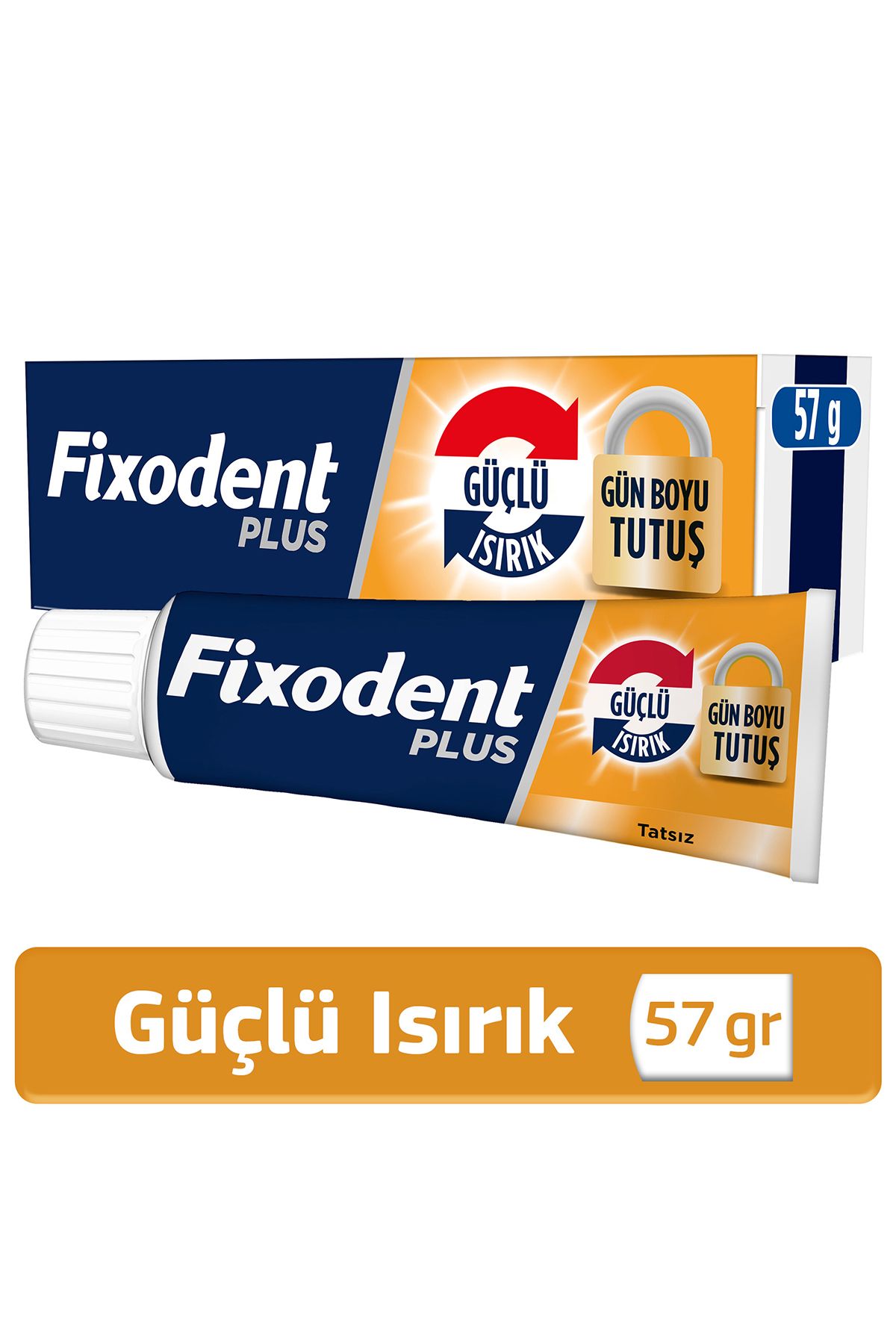 Fixodent Plus Güçlü Isırık Diş Protezi Yapıştırıcı Krem 57G