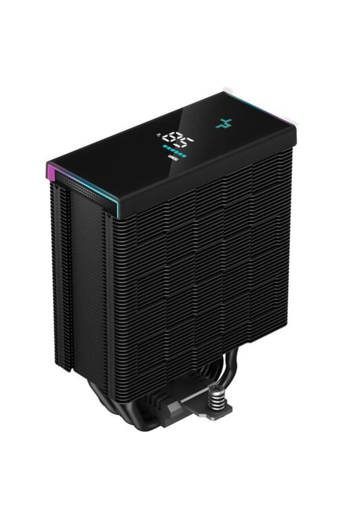 Deep Cool-CPU cooler Deepcool AK500S Digital black aRGB lighting and display, 120mm Fluid Dynamic Bearing 5