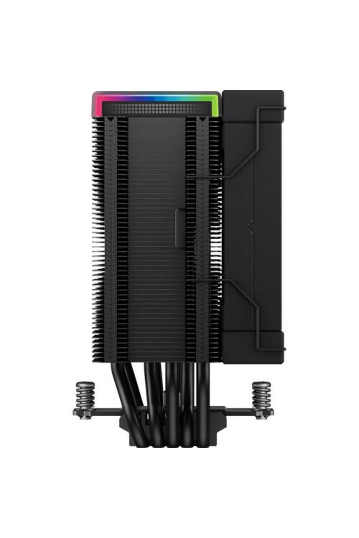 Deep Cool-CPU cooler Deepcool AK500S Digital black aRGB lighting and display, 120mm Fluid Dynamic Bearing 6