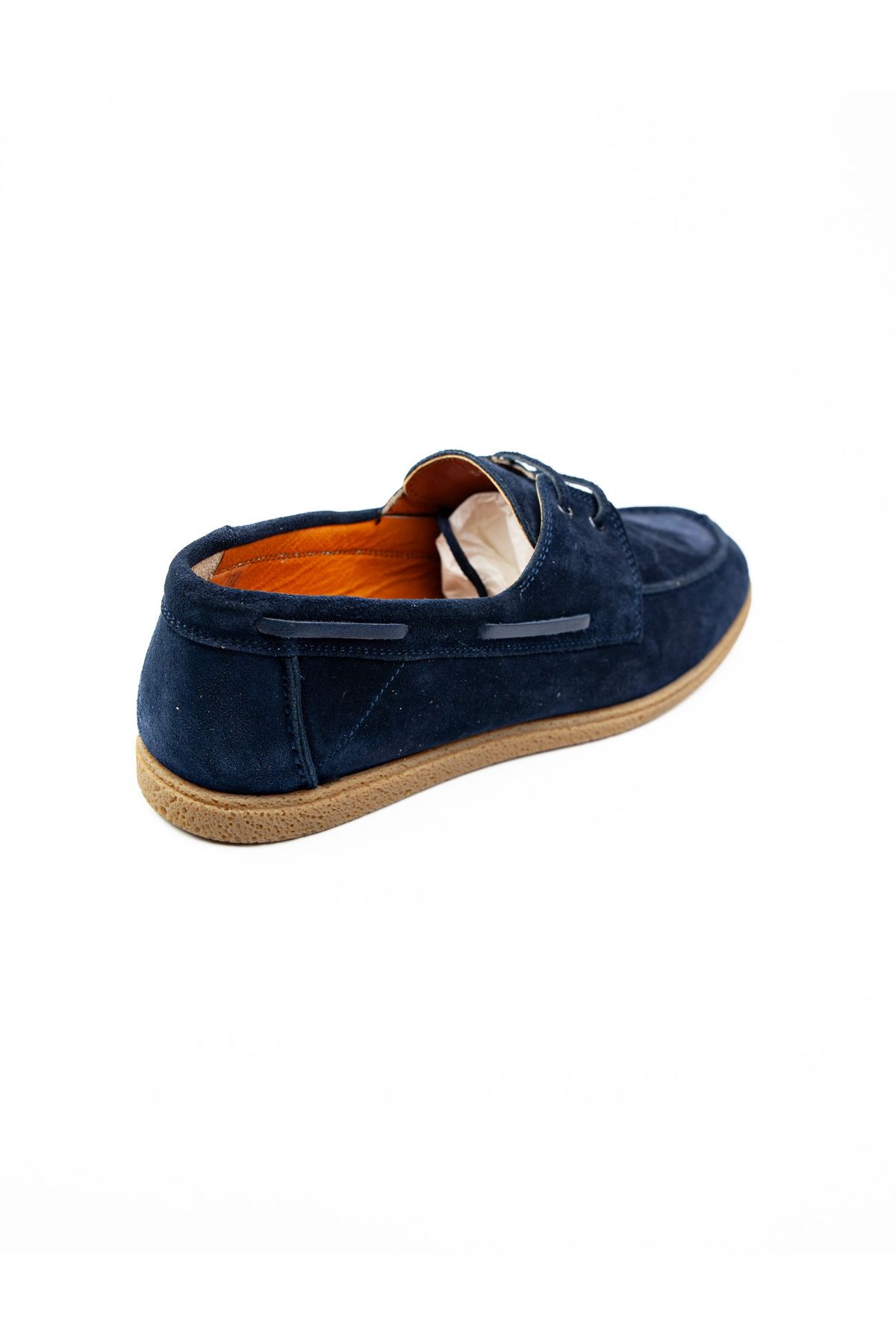 MARCOMEN-Navy Blue Suede Leather Men's Marine Feet 21381 4