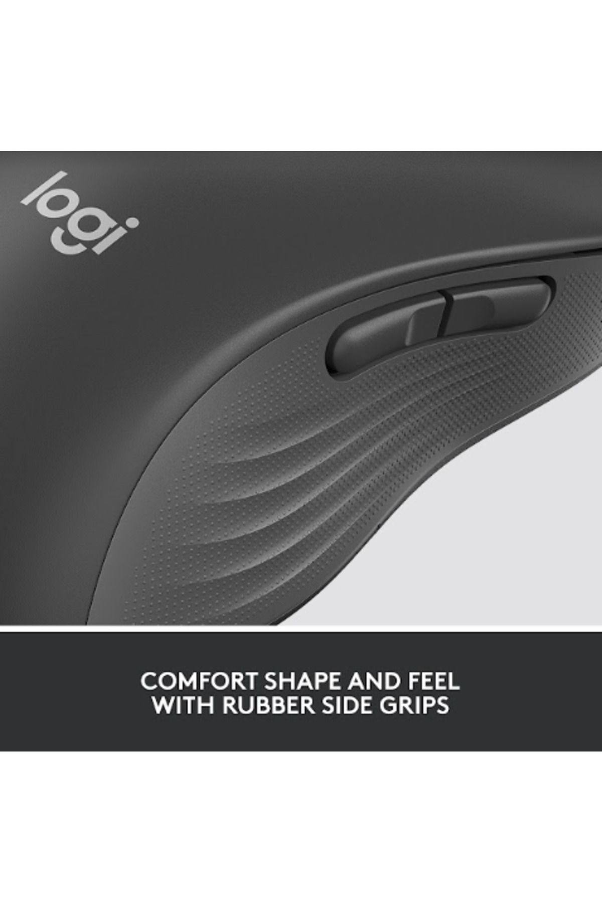 logitech-Logitech Signature M650 L Left Wireless Mouse, Bluetooth/USB, recommended for left-handed users (Gray) 12