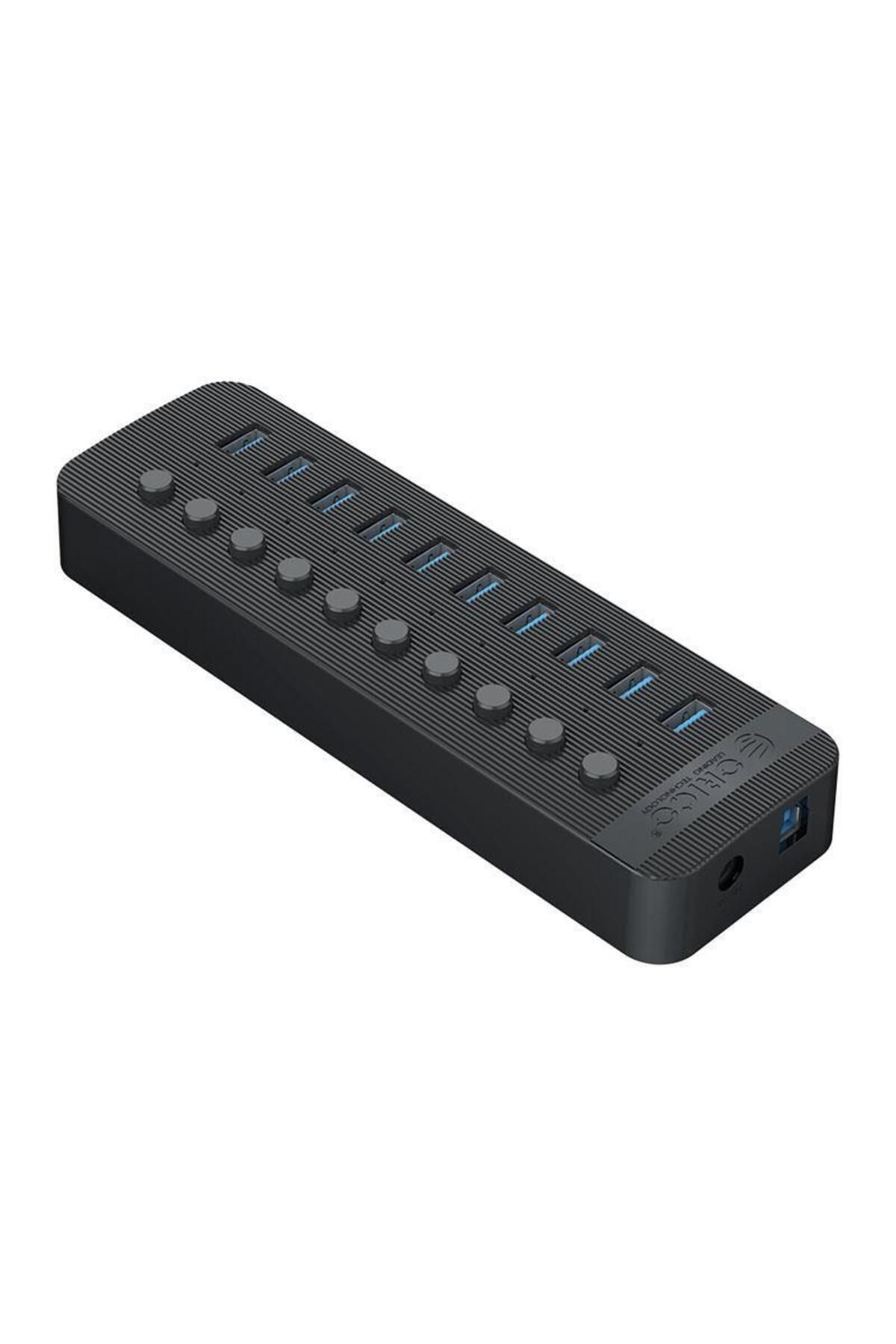 Orico-HUB USB Orico CT2U3-10AB, 10 x USB 3.0 (Negru) 6
