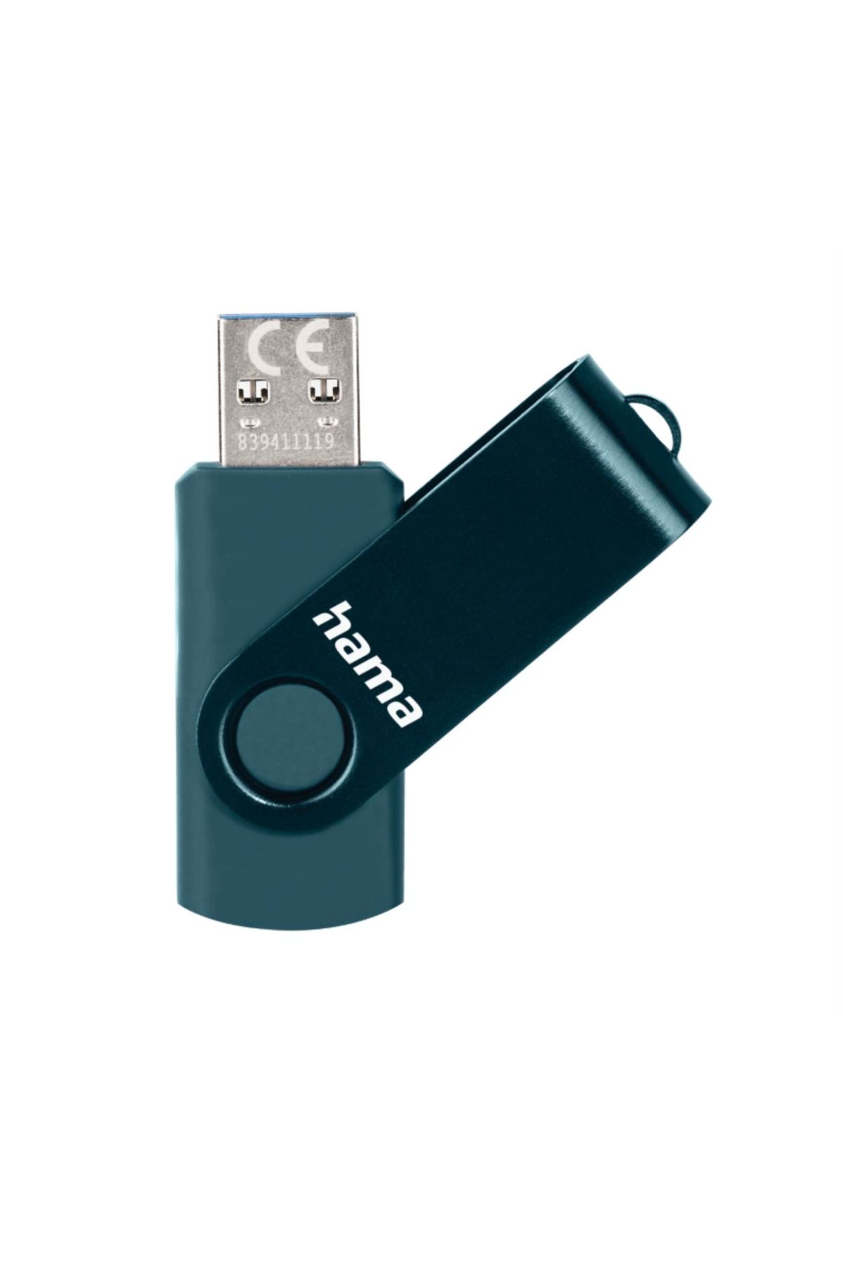 Hama-HAMA Rotate USB Memory 182464, 64GB, USB 3.0 (Blue) 1