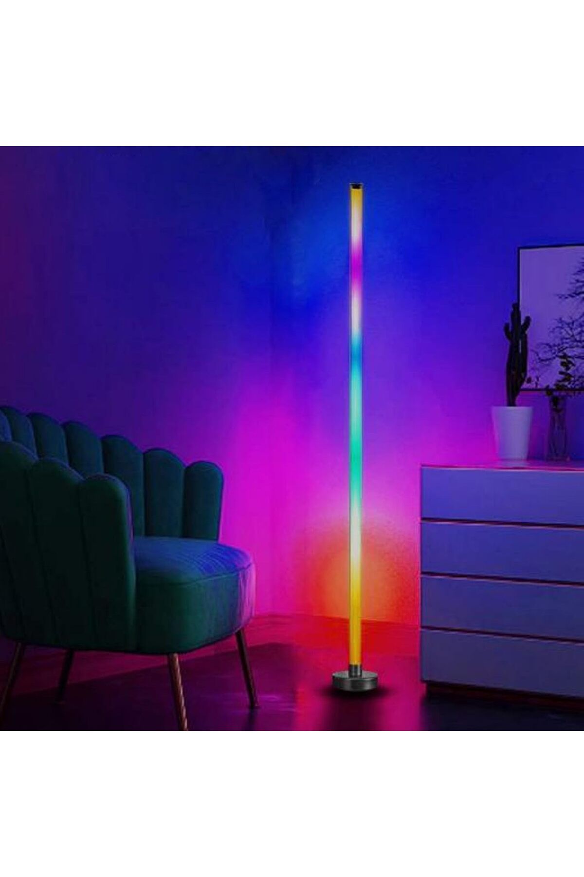COOYA-Smart RGB Floor Lamp, With App and Remote Control, 1000 Dimmable Modes, Music Sync, USB Powered 6