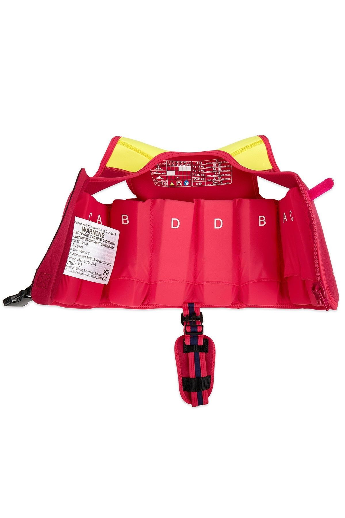 Konfidence-100% Uv Protection Adjustable Sponge Children's Swimming Vest 4