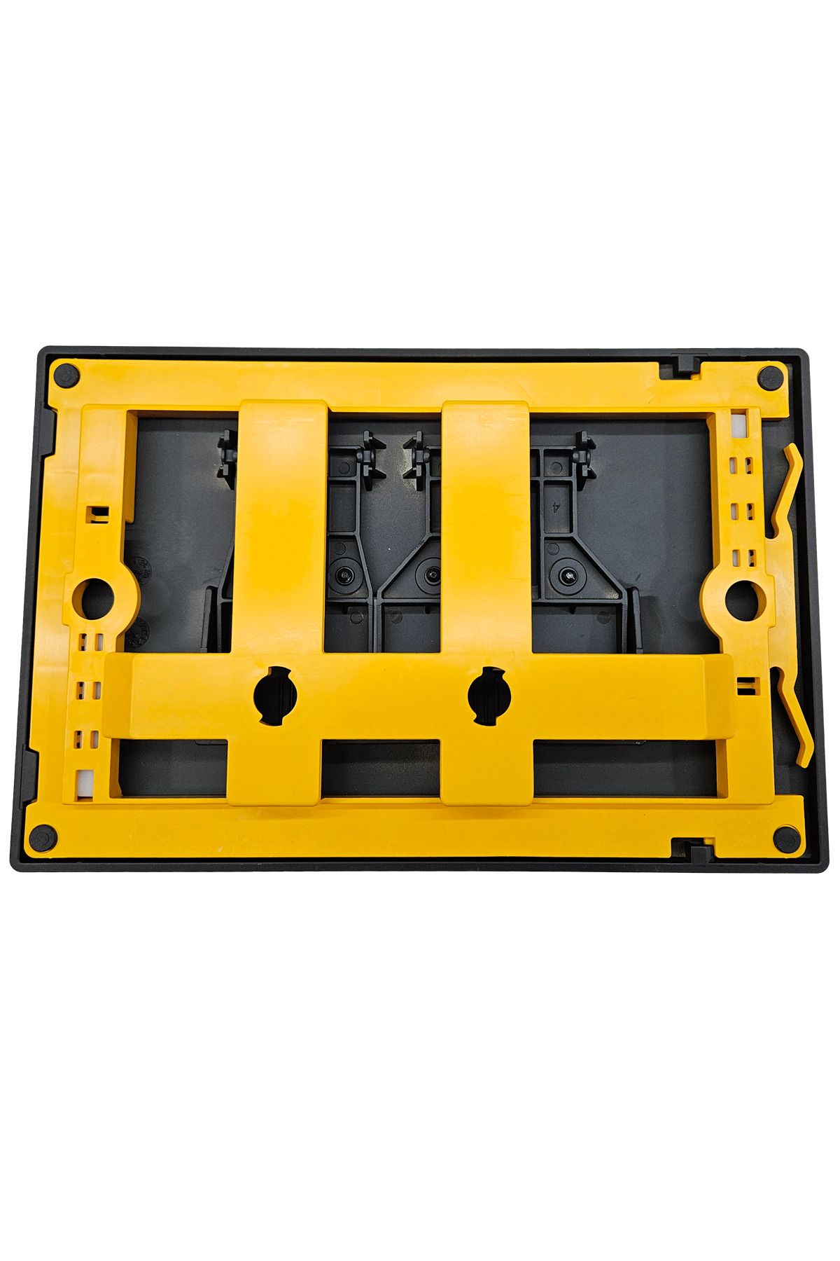 MEGA-Concealed WC cistern for masonry walls, with black flush plate included 5