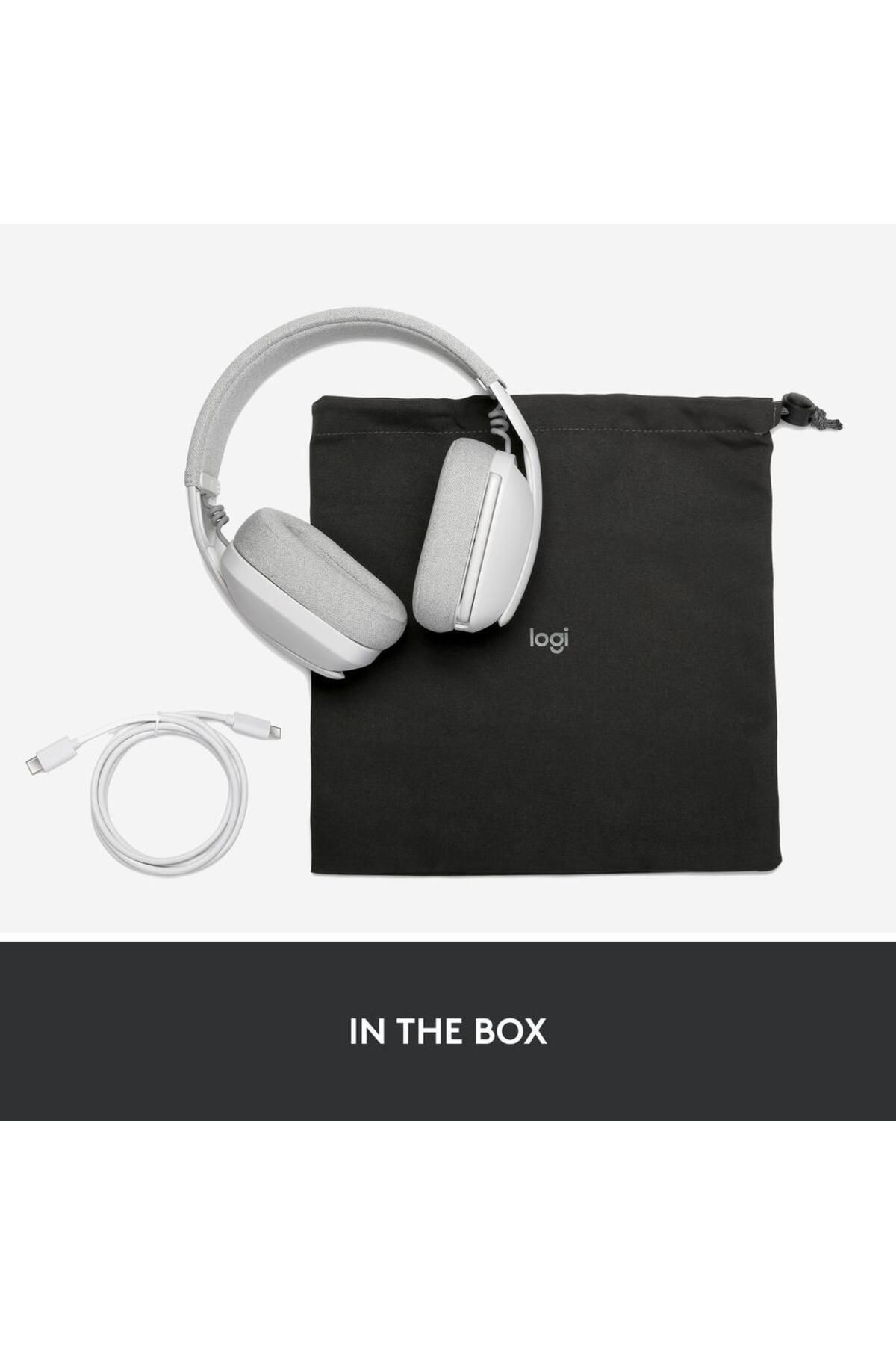 logitech-Casca Office/Call Center Logitech Zone Vibe 100, Microfon, Bluetooth 5.2, Noise-canceling (Alb) 15