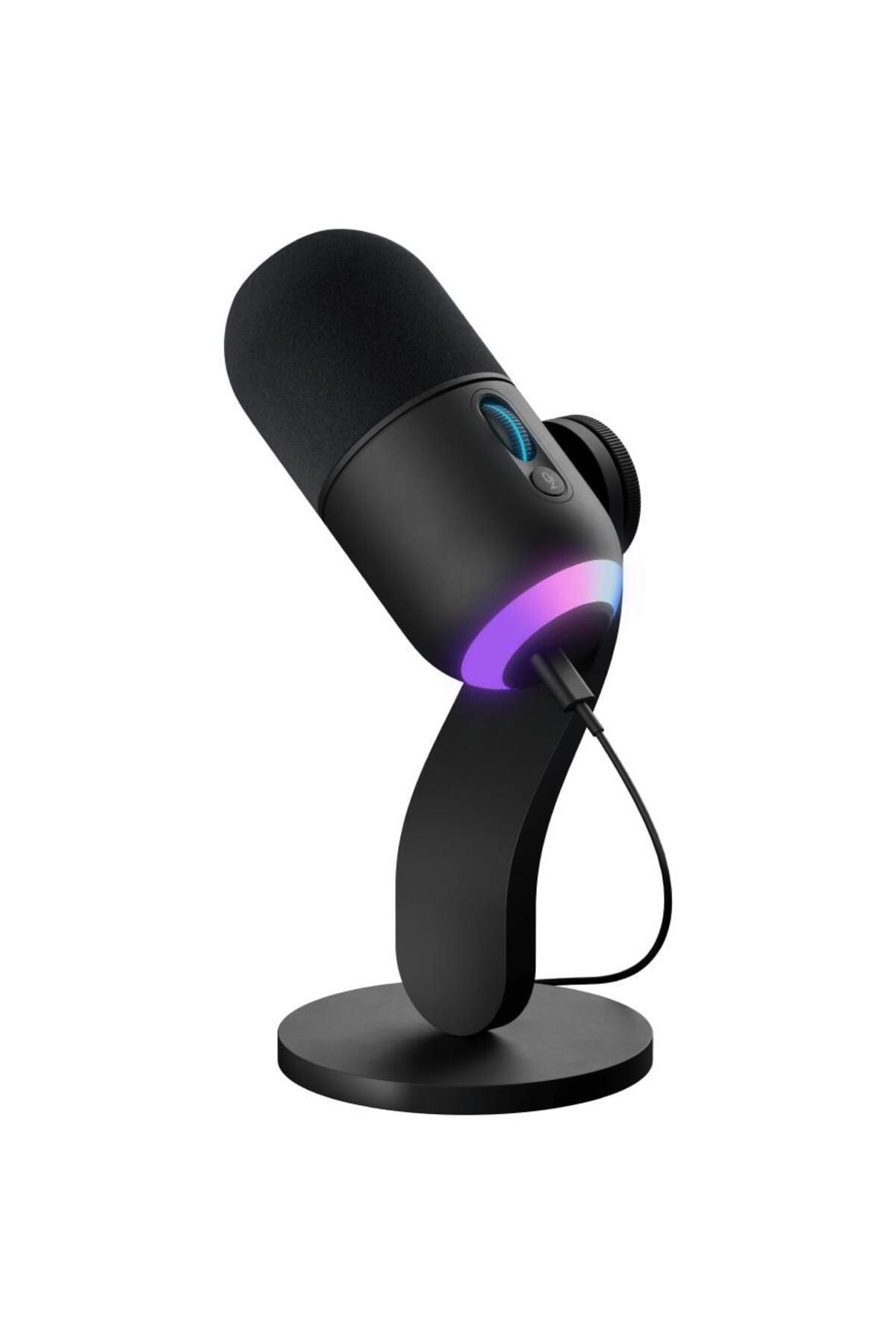 logitech-Microfon Gaming Logitech Yeti GX Dynamic RGB, LIGHTSYNC, Negru 6