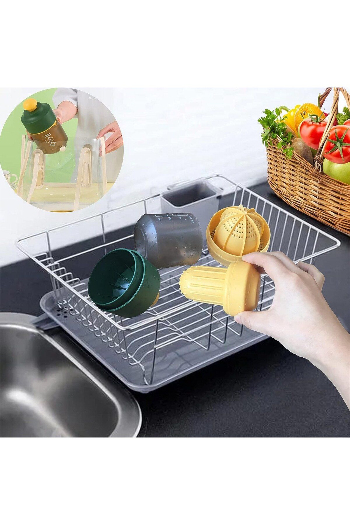 Zanni-Storcător manual de fructe Podospecial, polipropilenă, multicolor, 17,5 x 9,5 cm, 400 ml 4