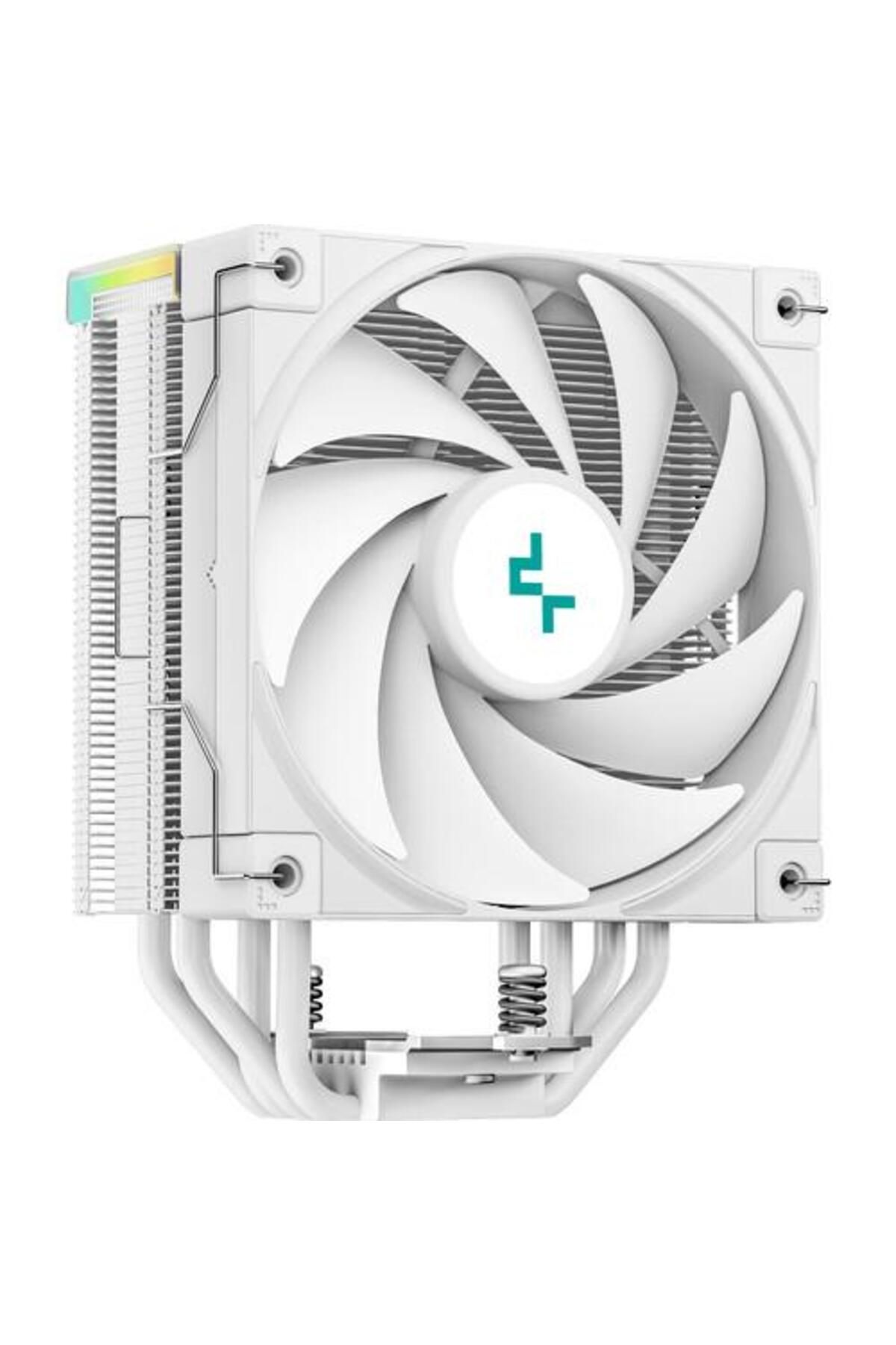 Deep Cool-Deepcool AK400 Digital CPU Cooler, aRGB lighting and LED display, 68.99 CFM (White) 3
