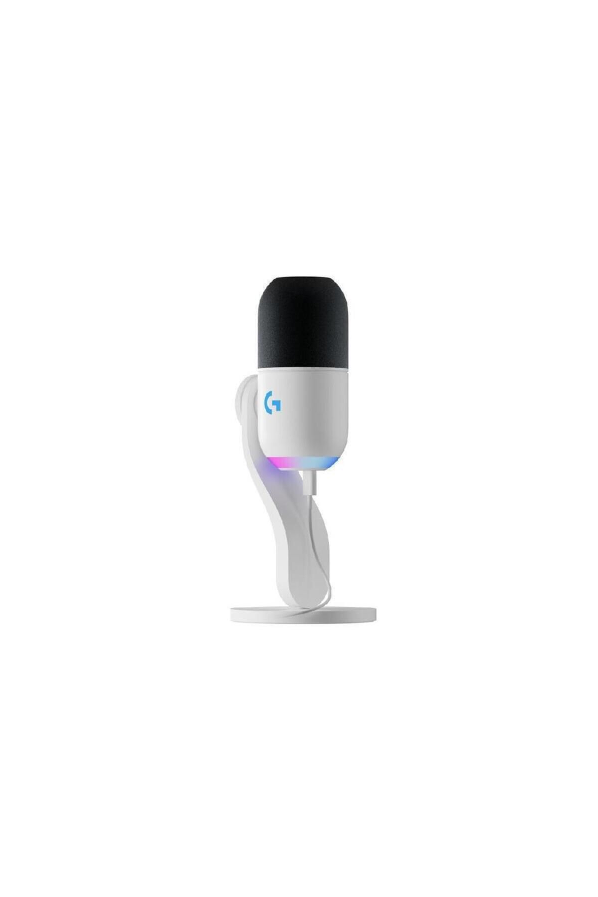 logitech-Microfon Gaming Logitech Yeti GX Dynamic RGB, LIGHTSYNC, Alb 2