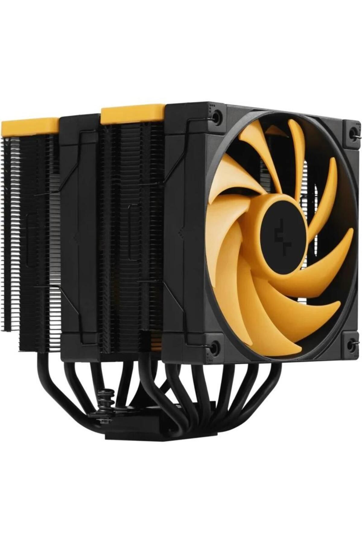 Deep Cool-Cooler CPU DeepCool AK620 Zero Dark Zoria, 2x120 mm, 1850 rpm, PWM (Negru/Auriu) 3