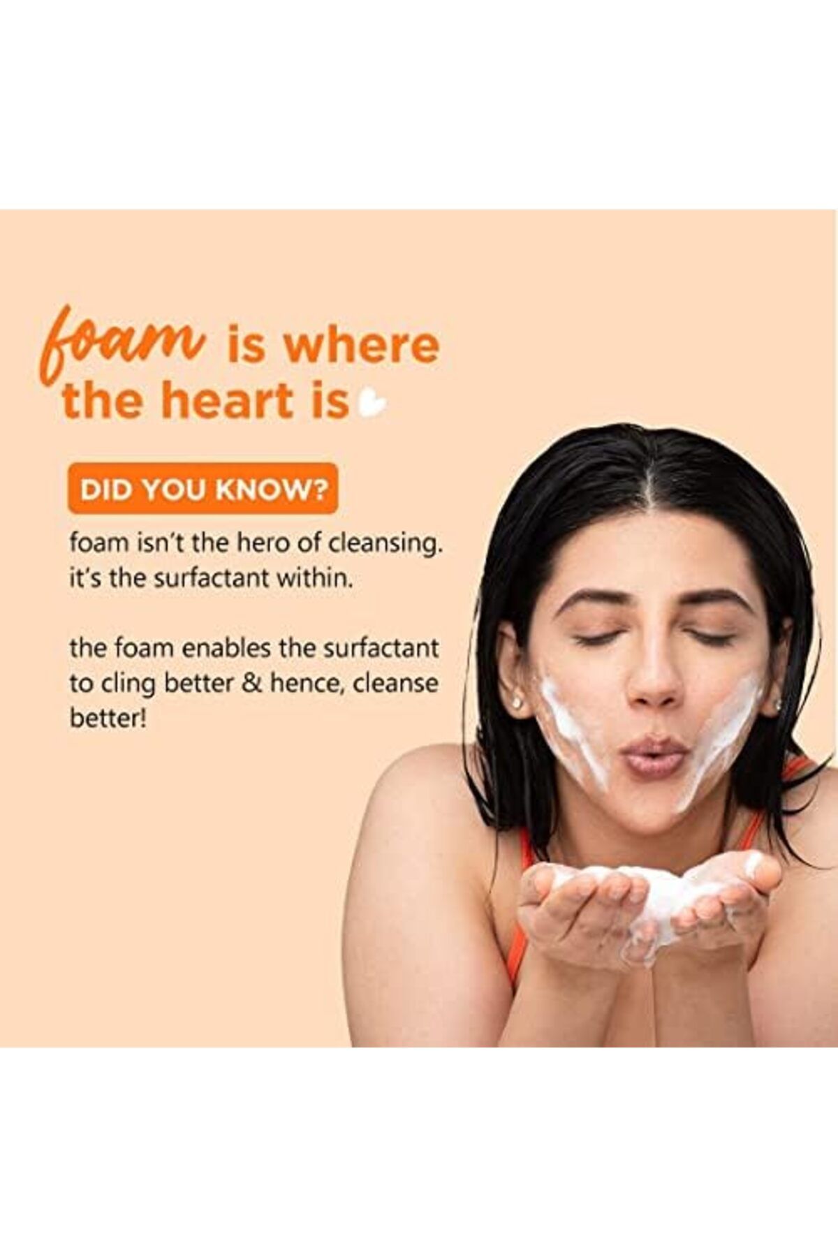 PLUM-Vitamin C Foaming Face Wash with Mandarin | For Glowing Skin | For Gentle Cleansing | For Hyper 5
