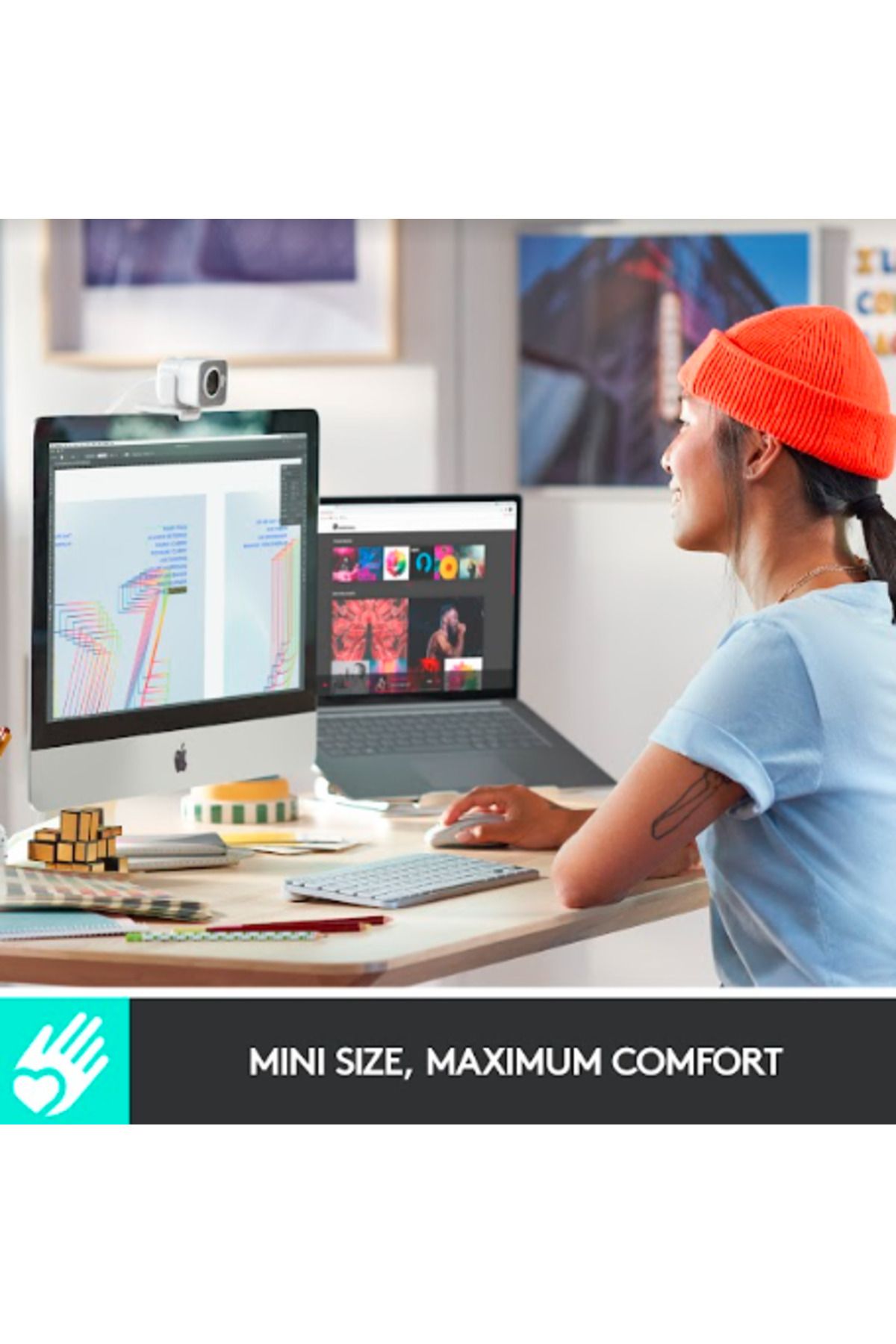 logitech-Tastatura Wireless LOGITECH MX Keys Mini Minimalist for Mac, Iluminata (Alb) 6