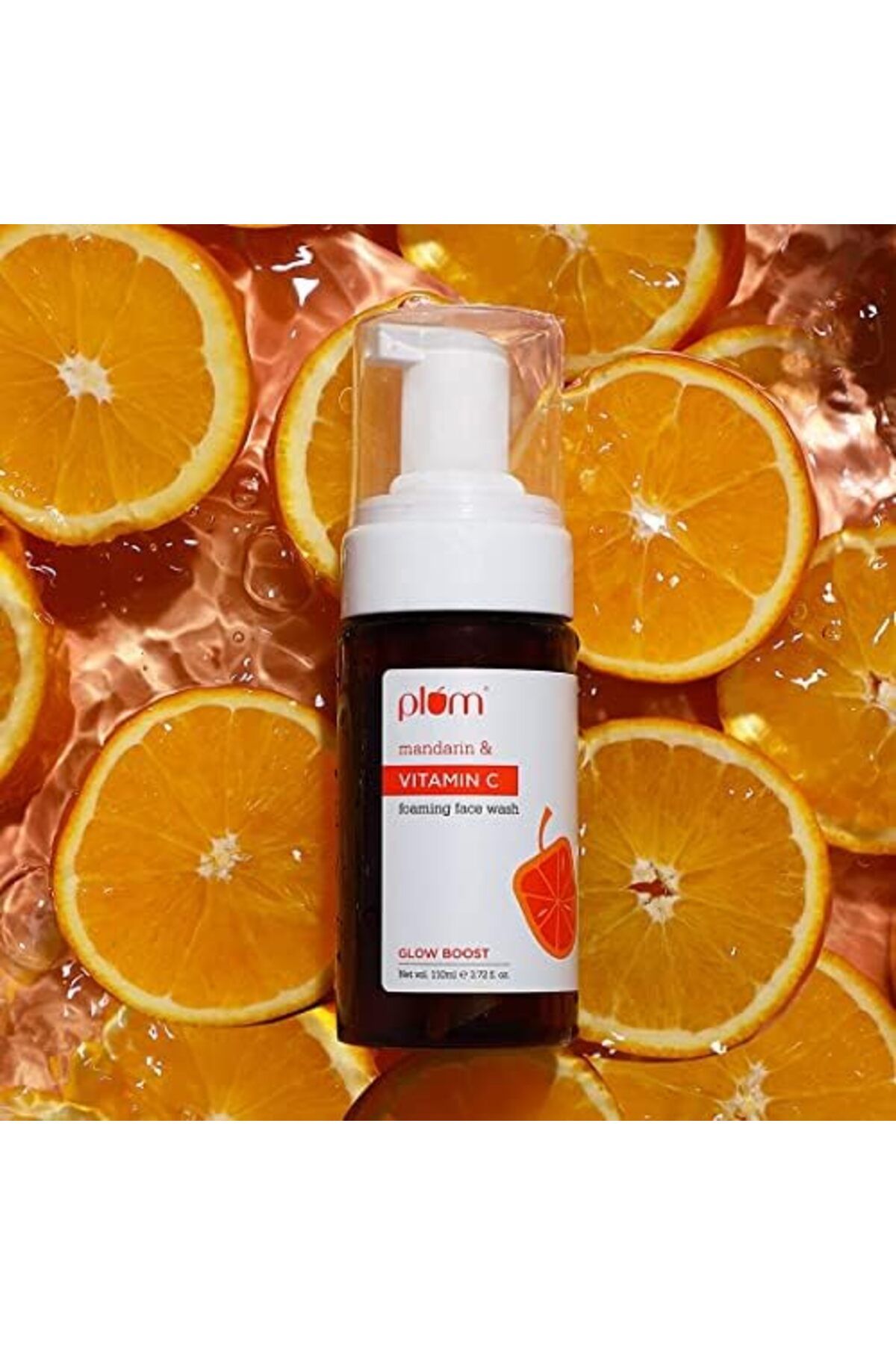 PLUM-Vitamin C Foaming Face Wash with Mandarin | For Glowing Skin | For Gentle Cleansing | For Hyper 2