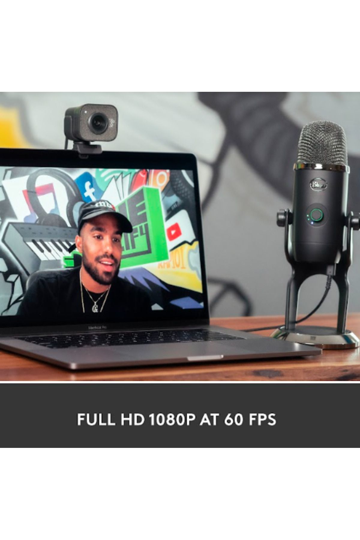 logitech-Camera web Logitech StreamCam, Full HD, unghi de vizualizare 78, autofocus, USB-C (Negru) 9