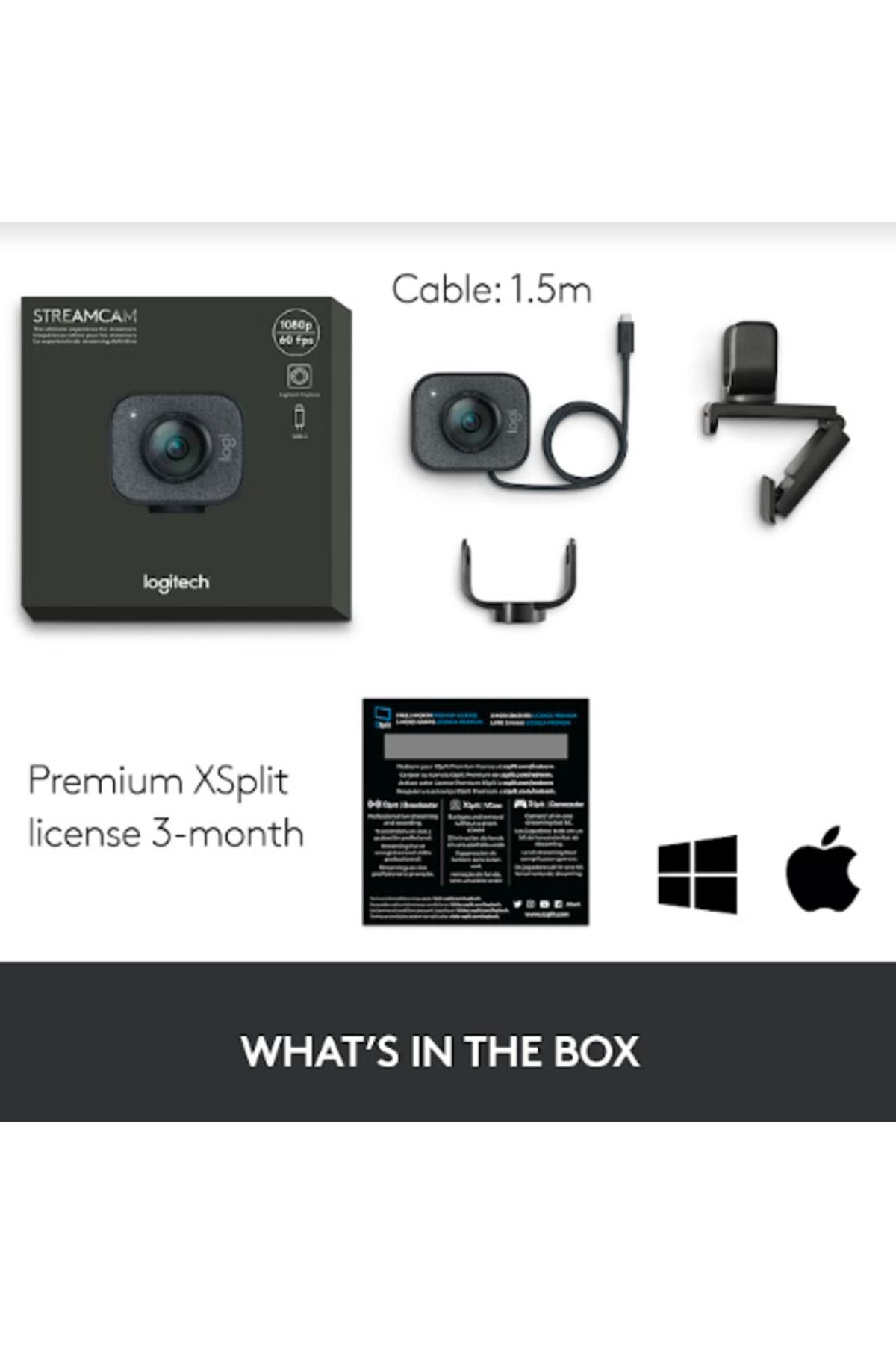 logitech-Camera web Logitech StreamCam, Full HD, unghi de vizualizare 78, autofocus, USB-C (Negru) 13