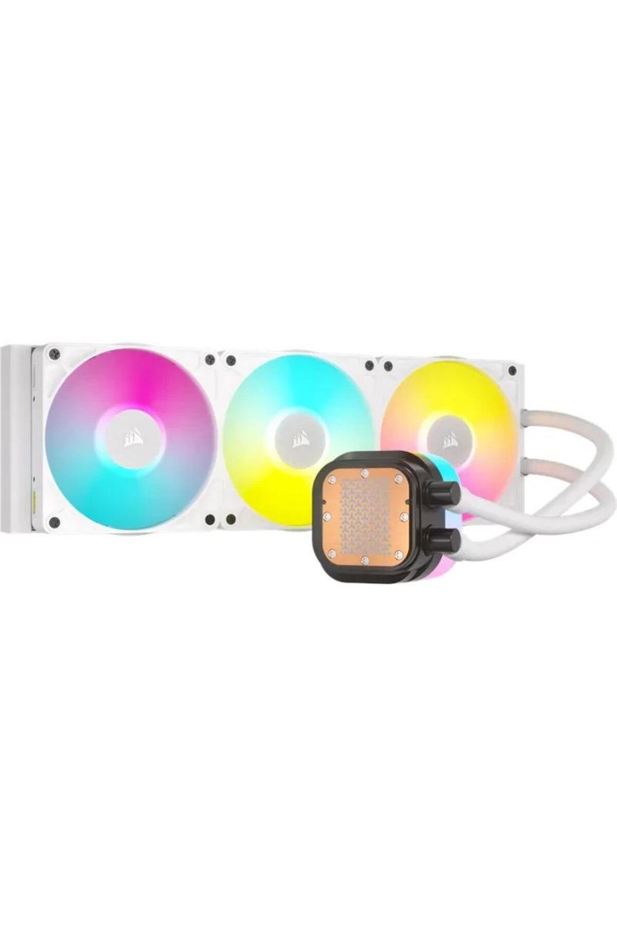 Corsair iCUE LINK TITAN 360 RX RGB AIO 360mm Beyaz Islemci Sivi