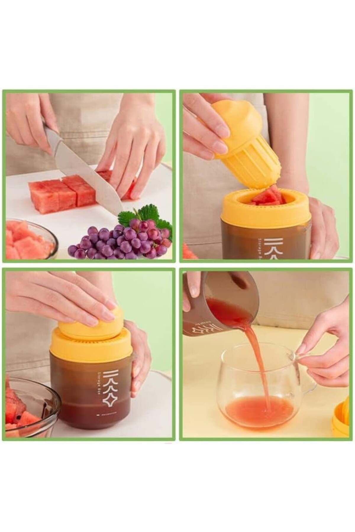 Zanni-Storcător manual de fructe Podospecial, polipropilenă, multicolor, 17,5 x 9,5 cm, 400 ml 5