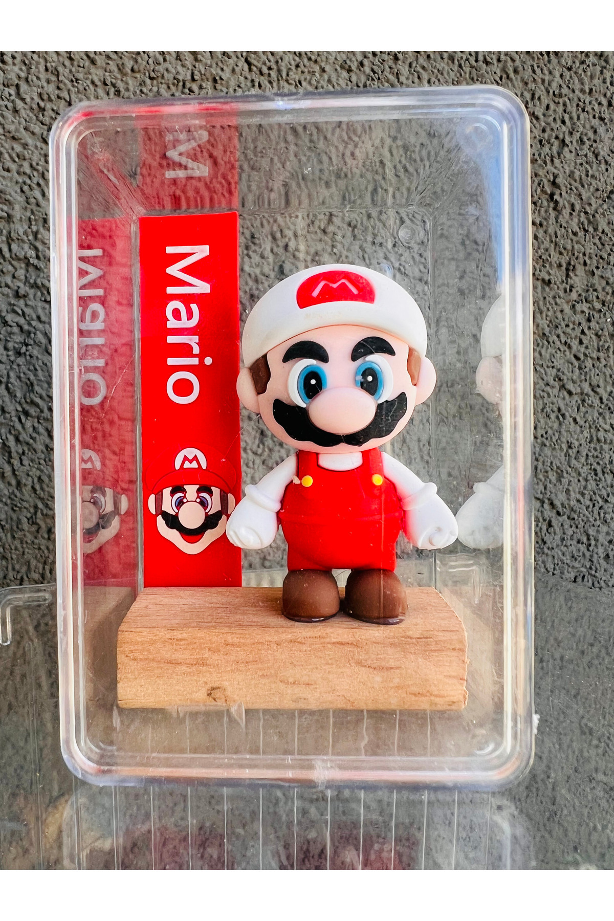 Derin Düşler-Super Mario Figure - Silicone, Transparent Plastic Box 6