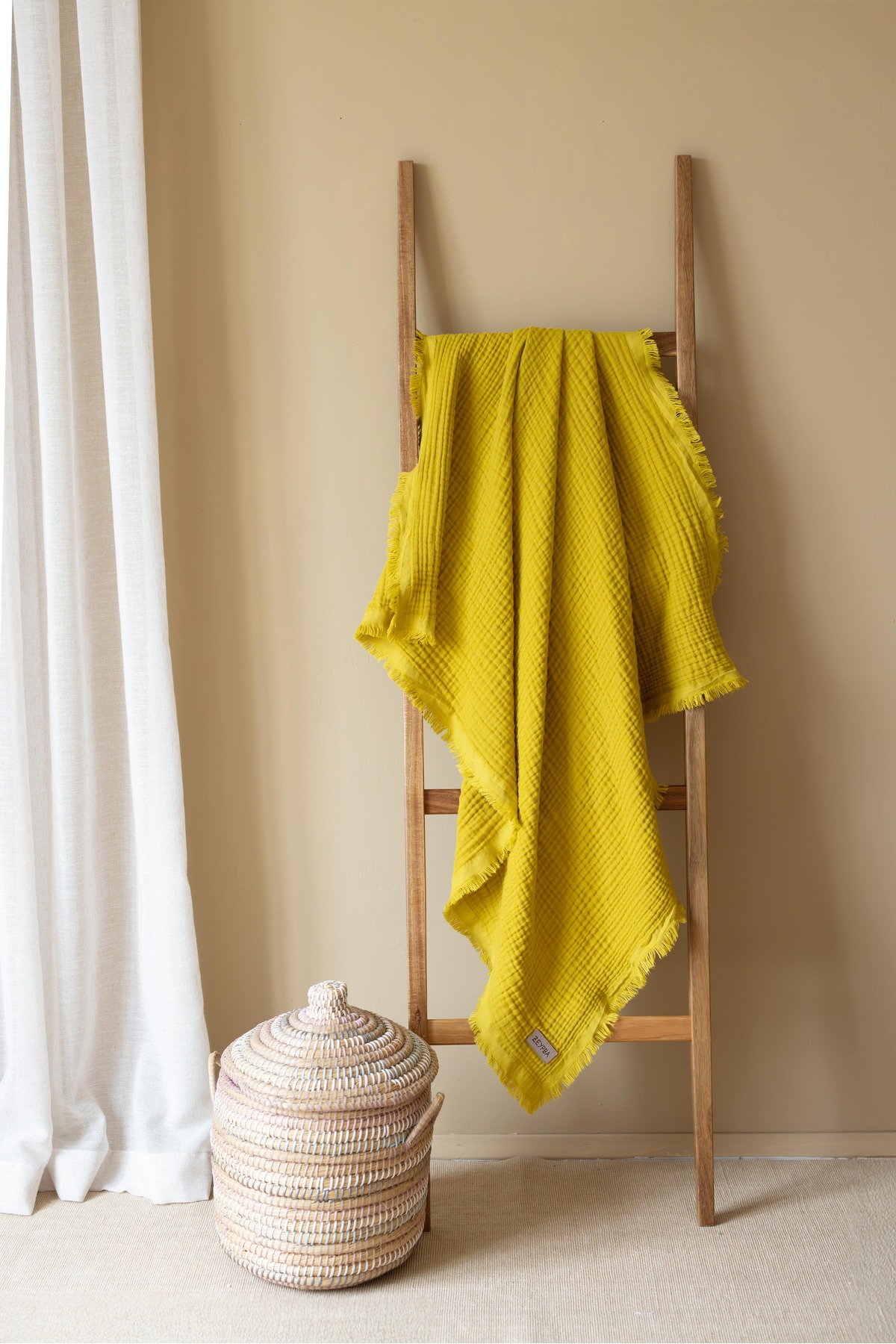 ZEYPBA % 100 Pamuk 4 Katlı Müslin Yağyeşil 110x110 cm (Bebek & Çocuk İçin) fotoğrafı 3 (önizleme)