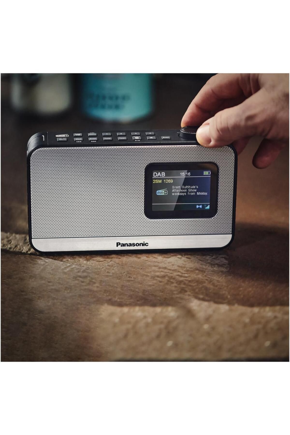 PANASONIC-Panasonic RF-D15EG-K portable radio, FM, DAB+, Bluetooth, clock, alarm and timer function 8