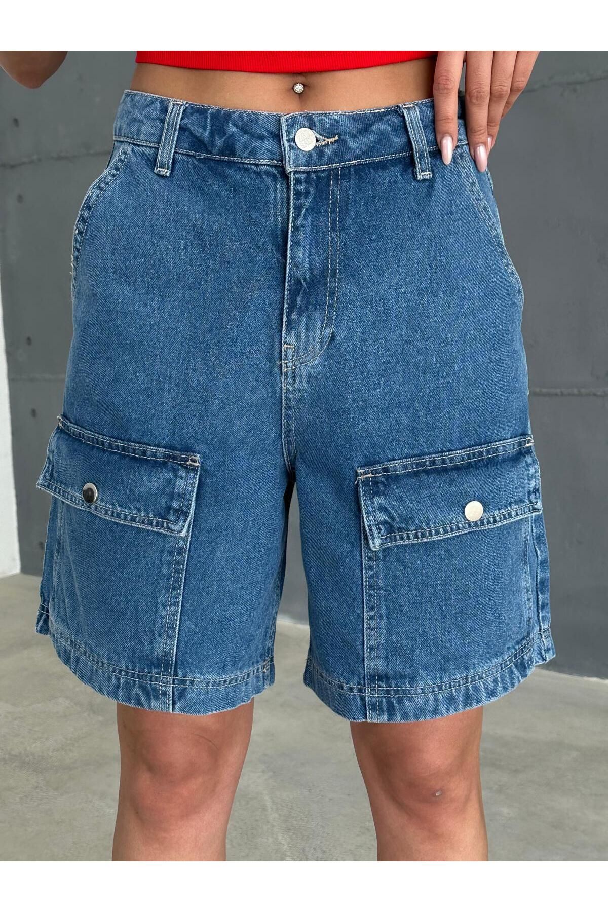 Zeo Basic-Bermuda shorts with cargo pockets 4