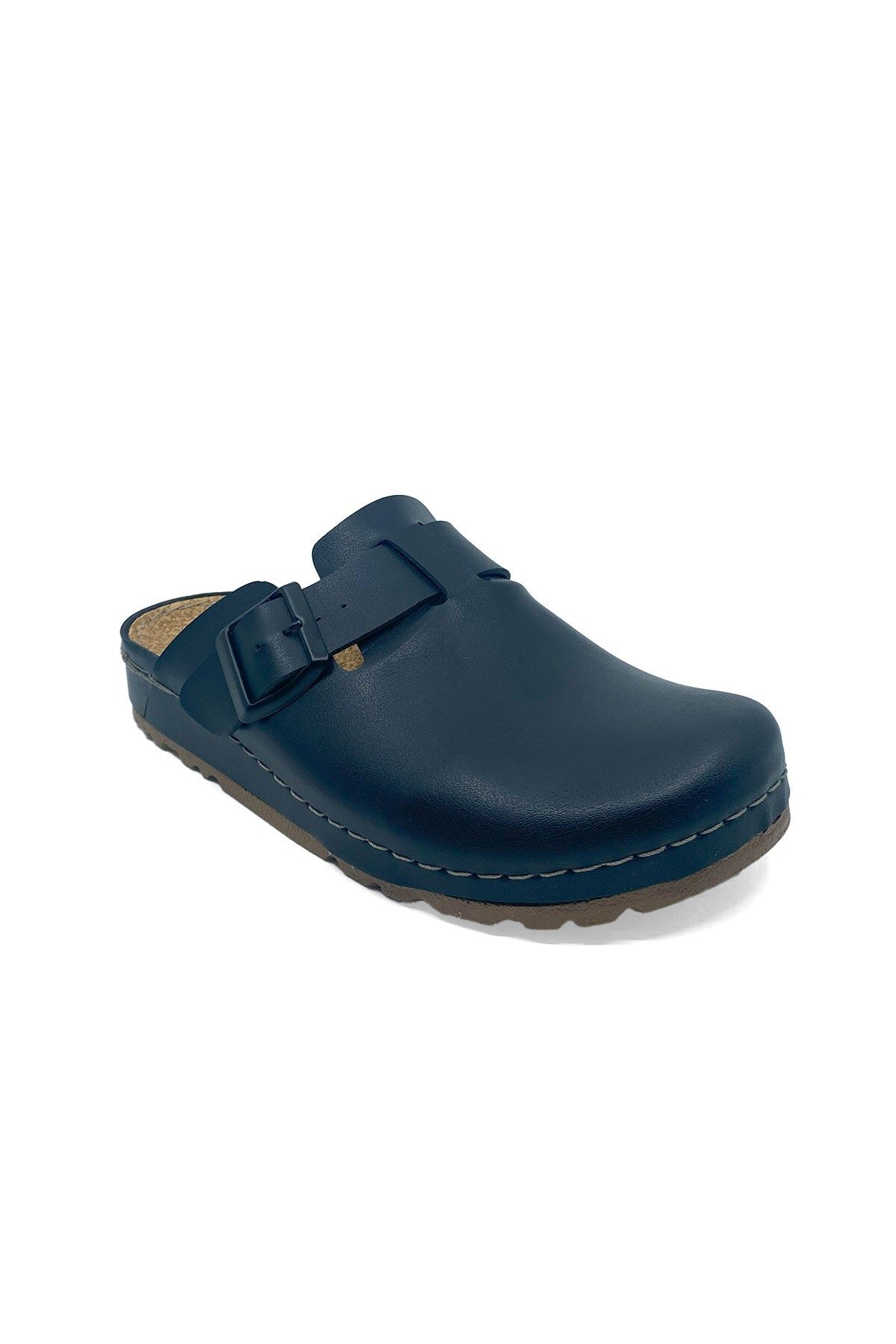 royalmoni Günlük Hastane Hemşire Aşçı Anatomik Ortopedik Unisex Terlik Lacivert