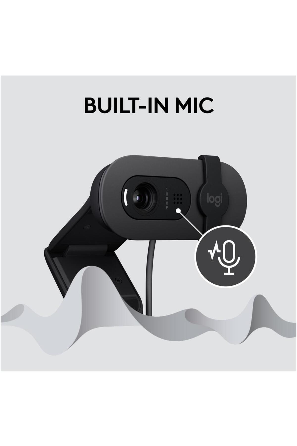 logitech-Camera Web Logitech Brio 100, Full HD, Negru 5