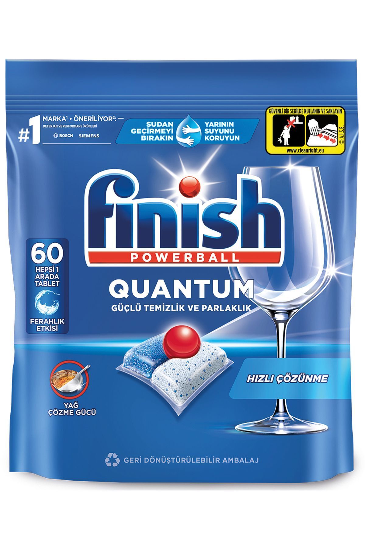 Quantum 60 Kapsül Bulaşık Makinesi Deterjanı Tableti - 2