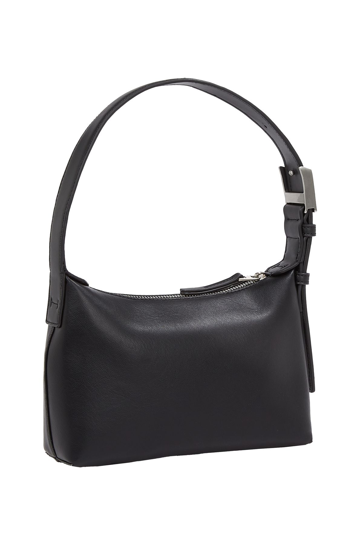 Calvin Klein-Calvin Klein Black Hardware Handle Mini Crossover Bag 4