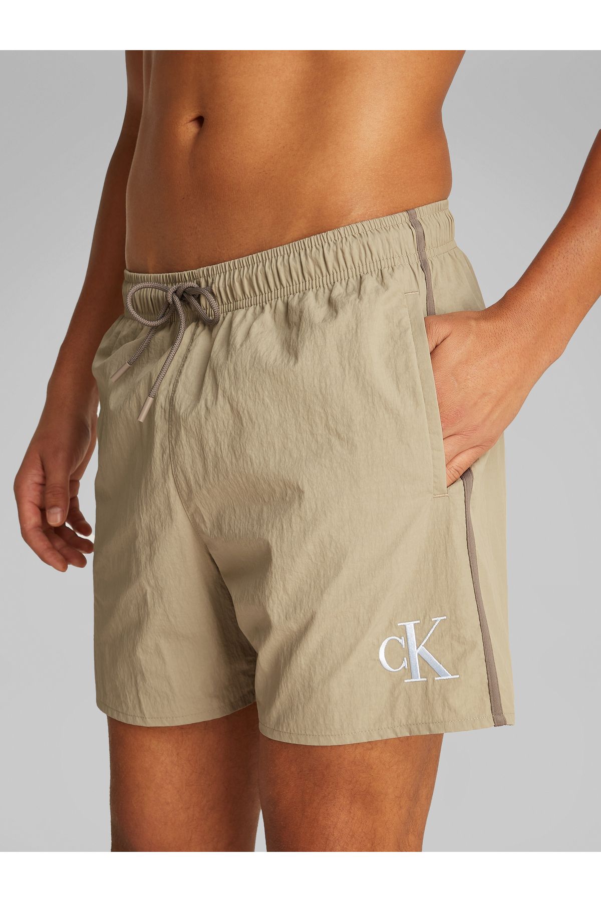 Calvin Klein-Calvin Klein Men Laurel Oak Medium Drawstring Fa Boardshorts 4