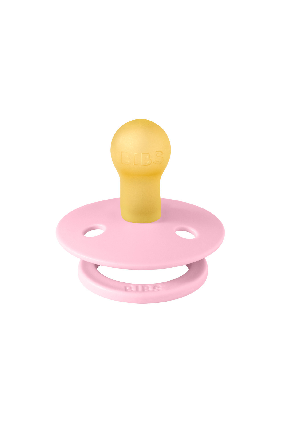 Bibs Colour Kauçuk Emzik - Baby Pink 0-6 Ay fotoğrafı 2 (önizleme)